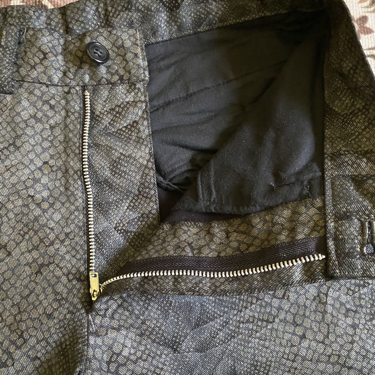 If Six Was Nine × Japanese Brand PAZZO SNAKE SKIN PRINT PANTS Size US 28 / EU 44 - 14 Thumbnail