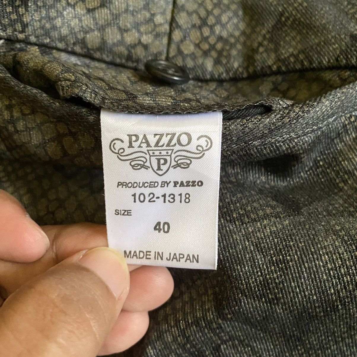 If Six Was Nine × Japanese Brand PAZZO SNAKE SKIN PRINT PANTS Size US 28 / EU 44 - 10 Thumbnail