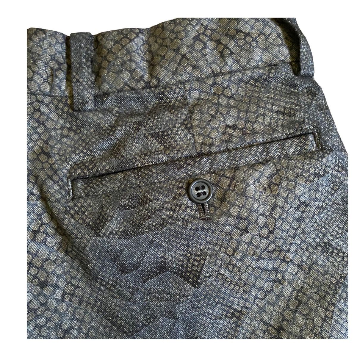 If Six Was Nine × Japanese Brand PAZZO SNAKE SKIN PRINT PANTS Size US 28 / EU 44 - 7 Thumbnail