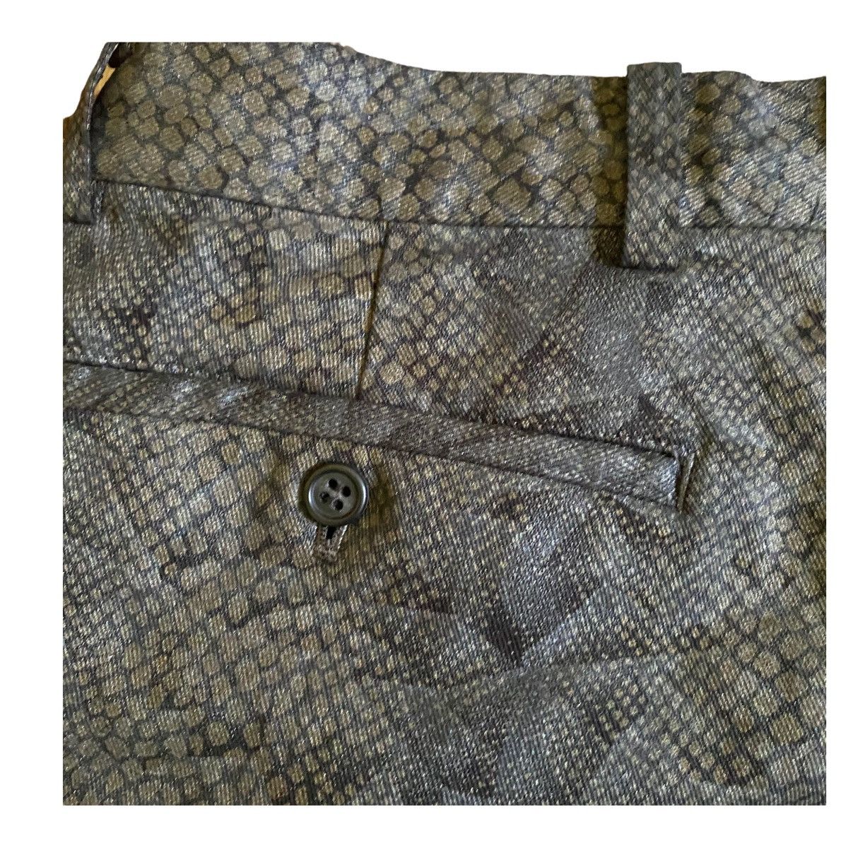 If Six Was Nine × Japanese Brand PAZZO SNAKE SKIN PRINT PANTS Size US 28 / EU 44 - 8 Thumbnail