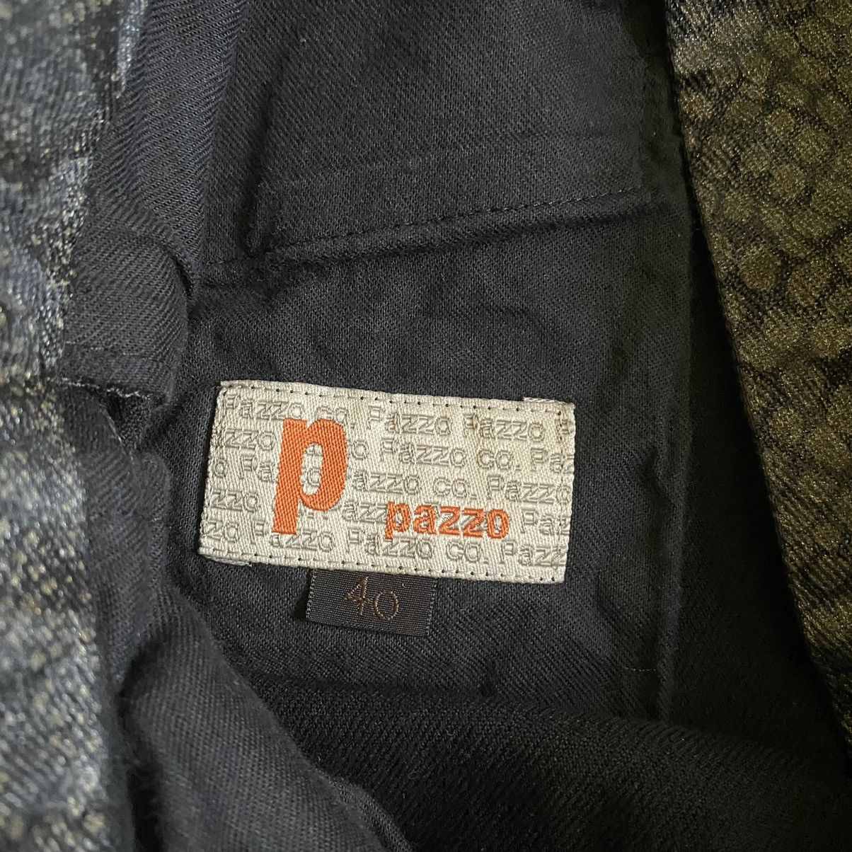 If Six Was Nine × Japanese Brand PAZZO SNAKE SKIN PRINT PANTS Size US 28 / EU 44 - 12 Thumbnail