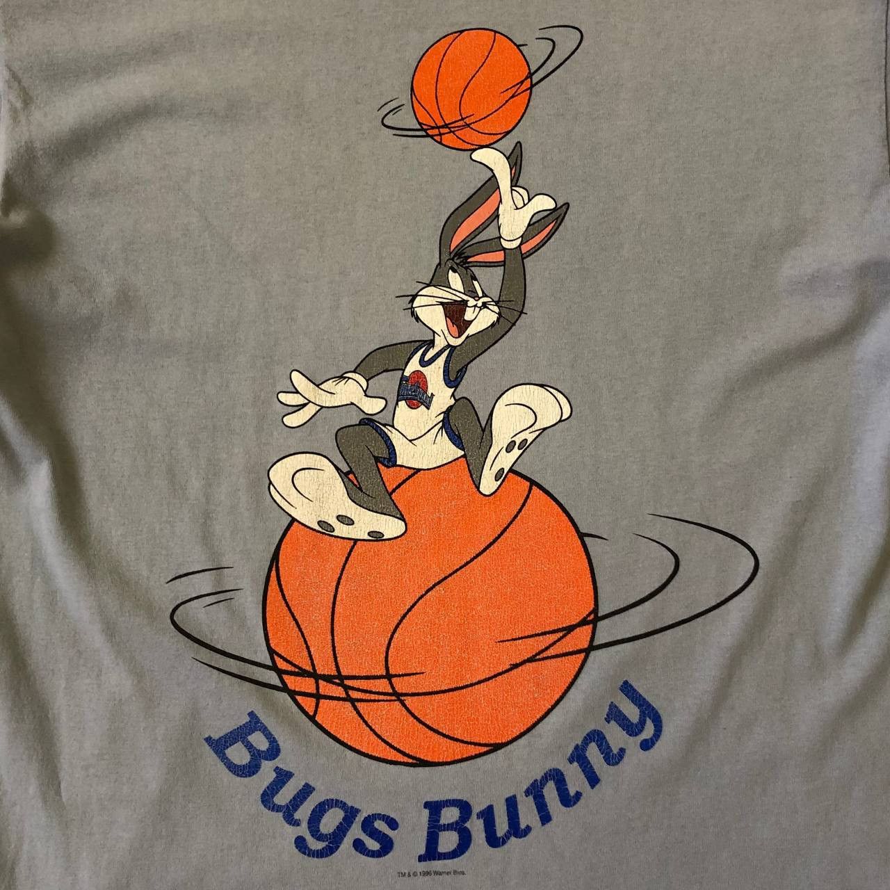 Vintage Vintage 90s Space Jam Bugs Bunny T Shirt Blue Size L Size US L / EU 52-54 / 3 - 5 Thumbnail