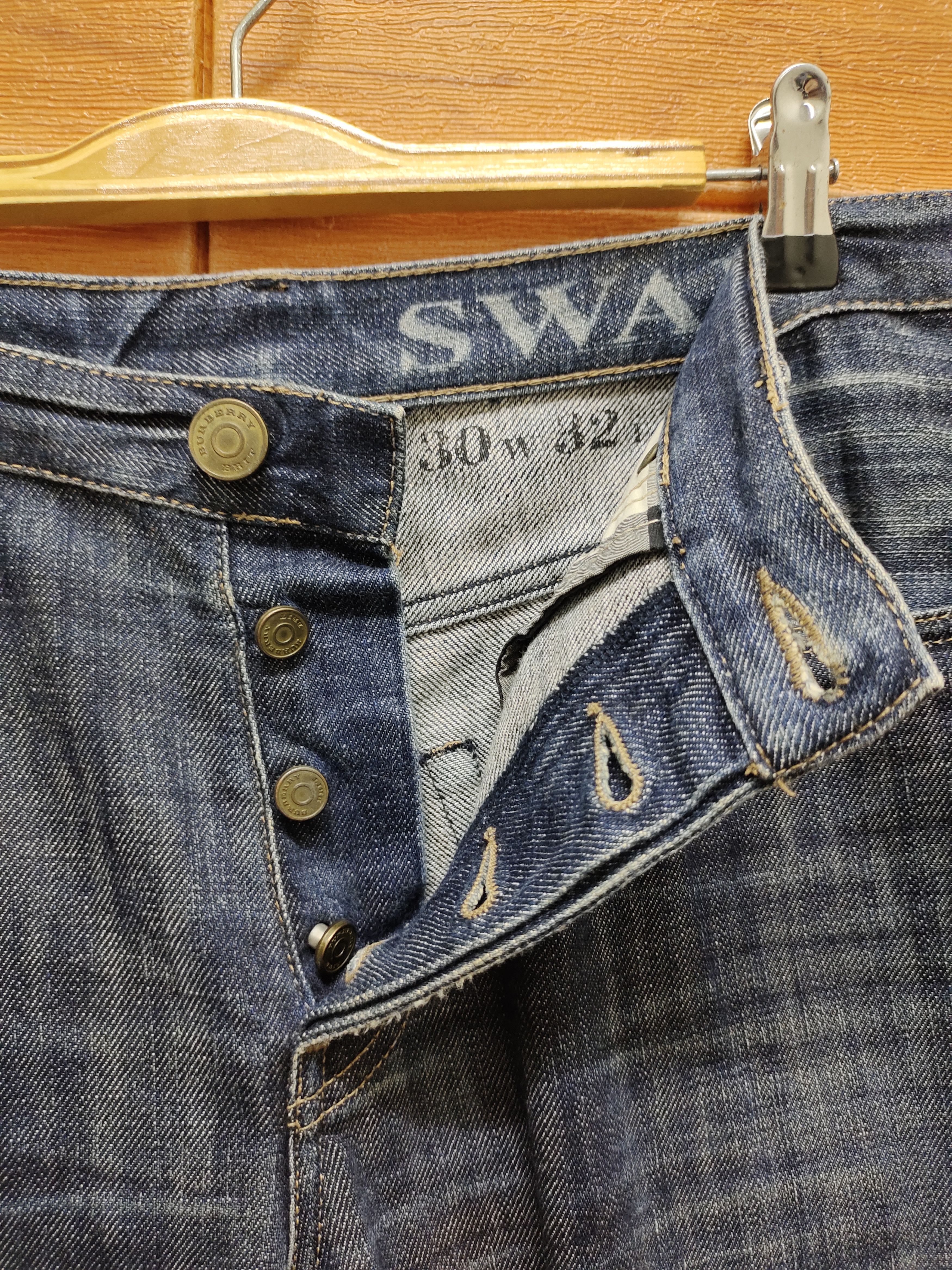 Burberry Burberry Brit Swaine Denim Jeans Size US 30 / EU 46 - 13 Thumbnail