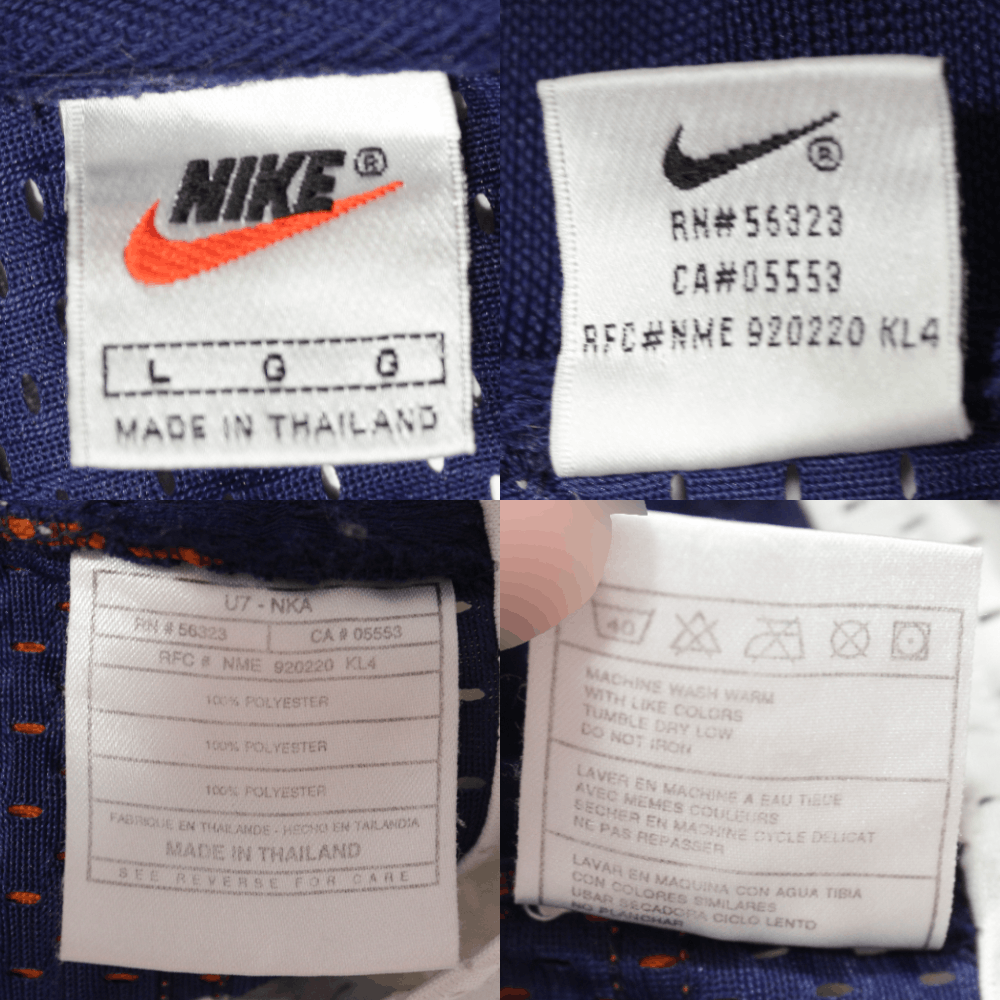 Nike 90S Swoosh Logo Mesh Basketball Jacket Size US L / EU 52-54 / 3 - 8 Thumbnail