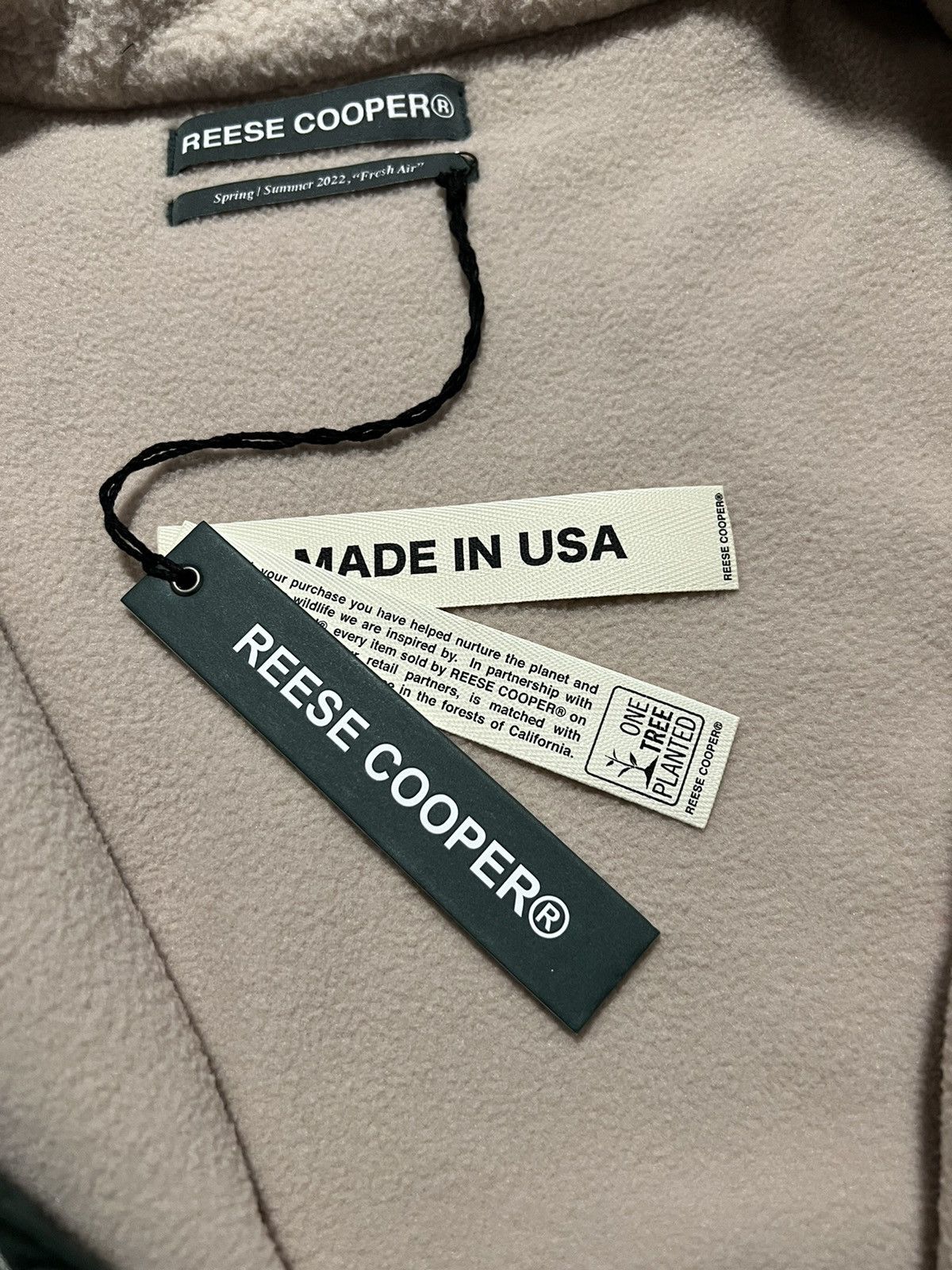 Reese Cooper Reese Cooper Sherpa Fleece in Cream Green Size US L / EU 52-54 / 3 - 6 Thumbnail