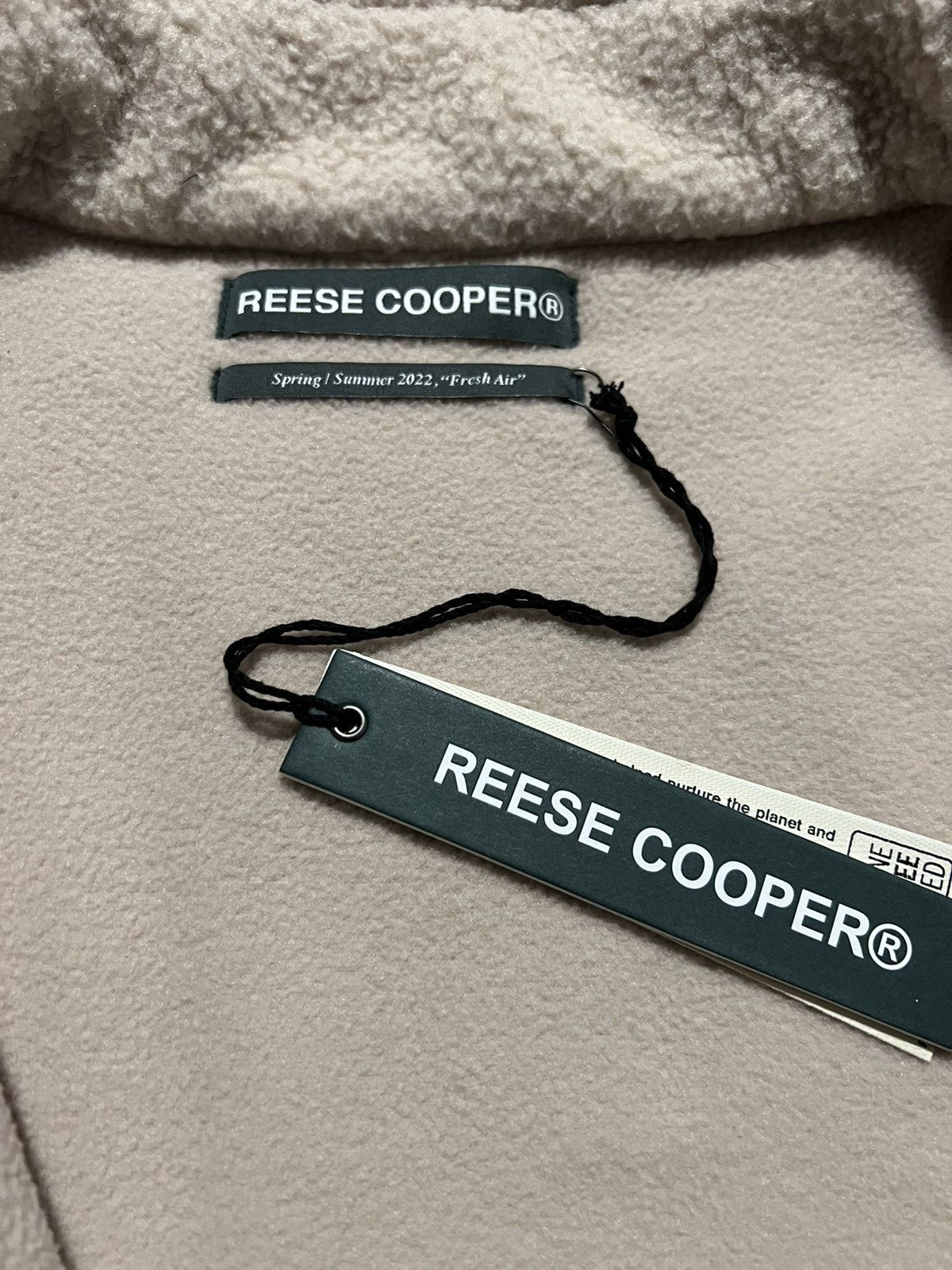 Reese Cooper Reese Cooper Sherpa Fleece in Cream Green Size US L / EU 52-54 / 3 - 5 Thumbnail