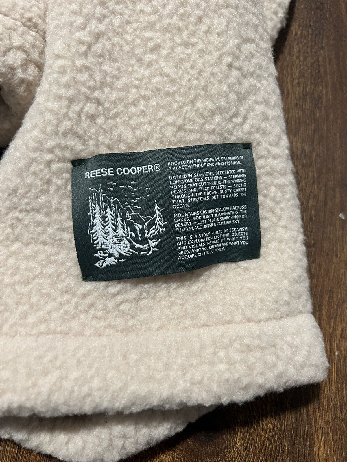Reese Cooper Reese Cooper Sherpa Fleece in Cream Green Size US L / EU 52-54 / 3 - 4 Thumbnail