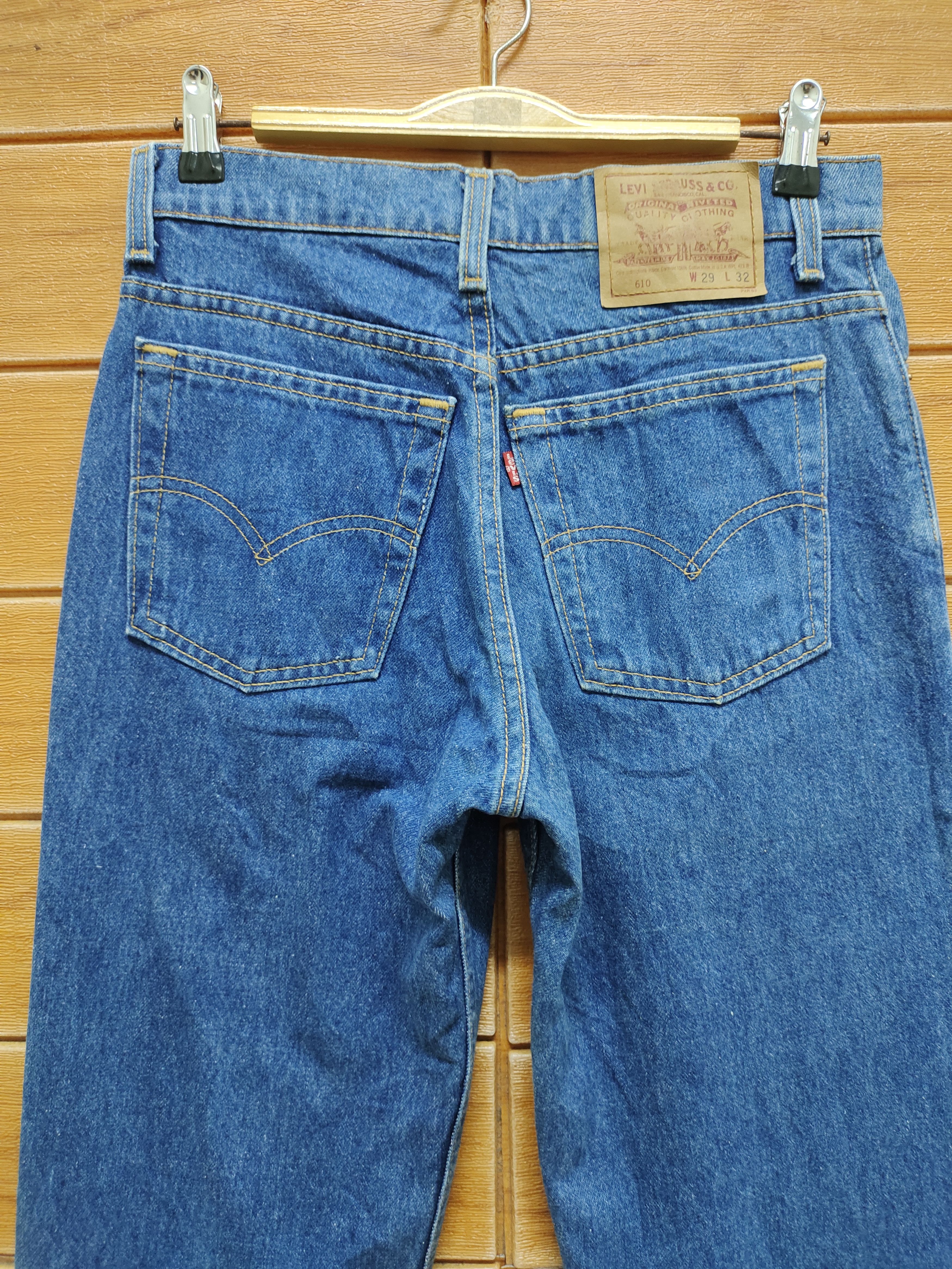Levi's Vintage 1995 Levi's 610 Made In Usa Denim Jeans Size US 29 - 7 Thumbnail