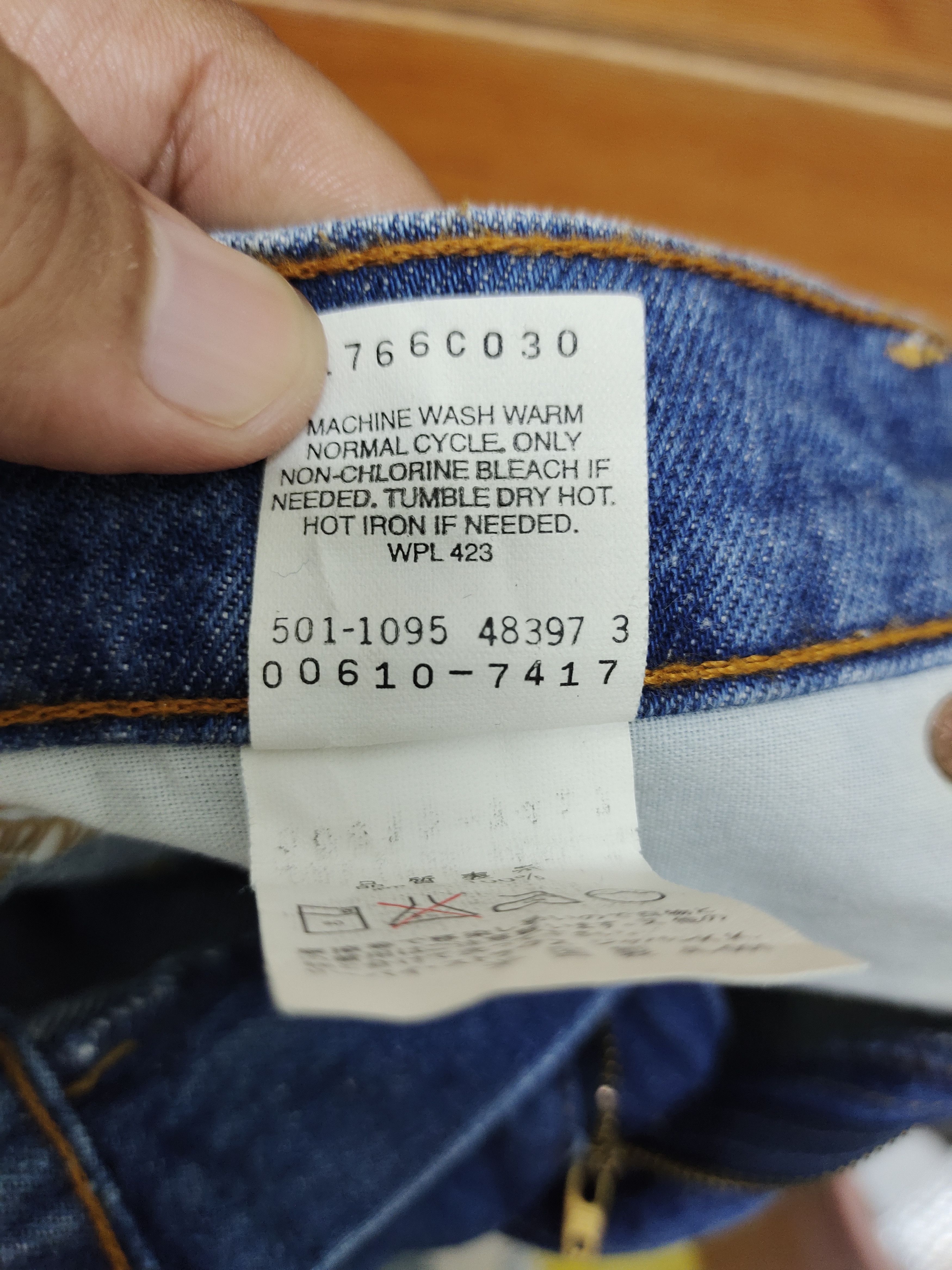 Levi's Vintage 1995 Levi's 610 Made In Usa Denim Jeans Size US 29 - 15 Thumbnail