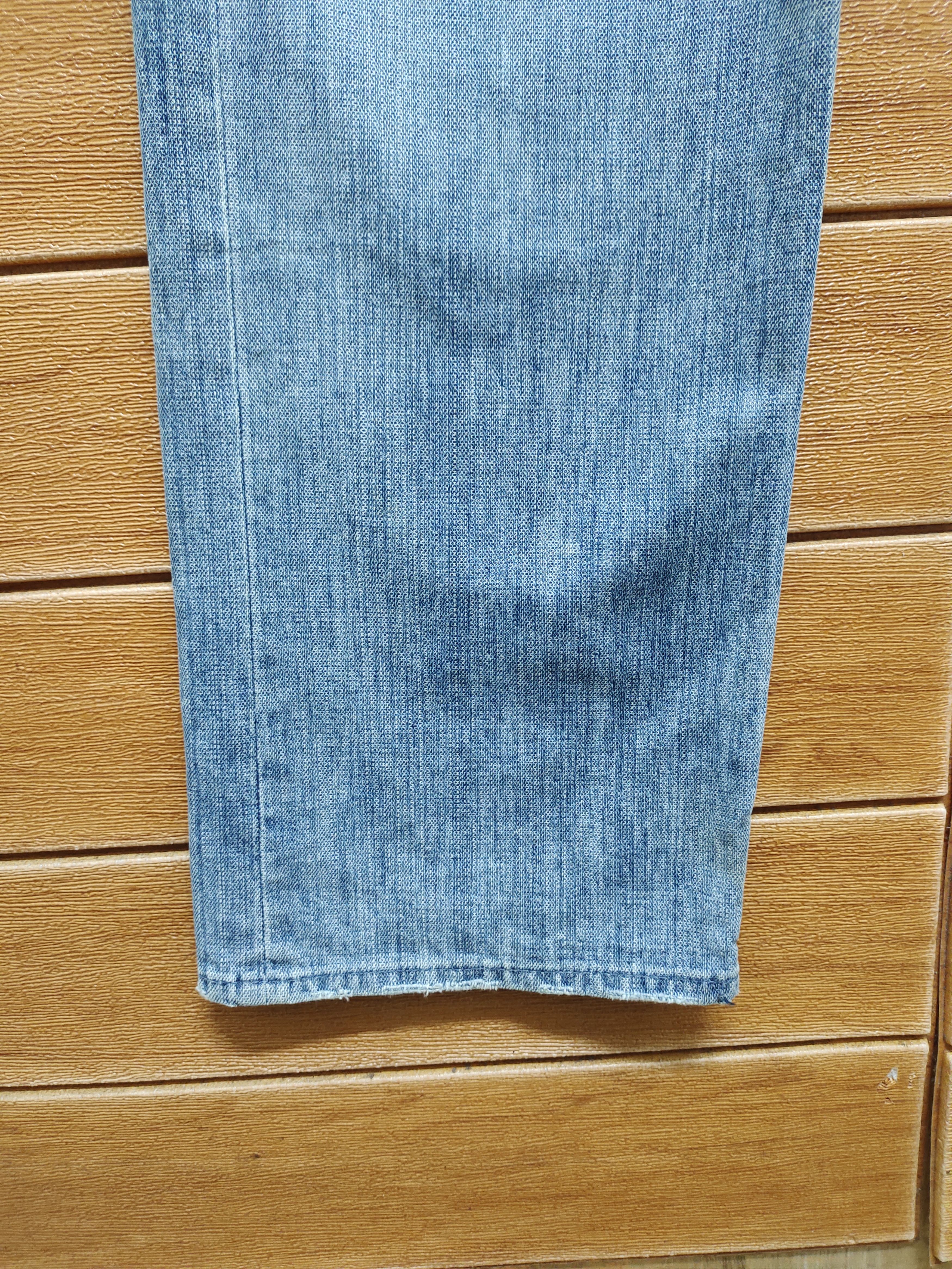Hysteric Glamour × Undercover Vintage Blue Marlin Corp Japan Distress Faded Denim Jeans Size US 35 - 8 Thumbnail