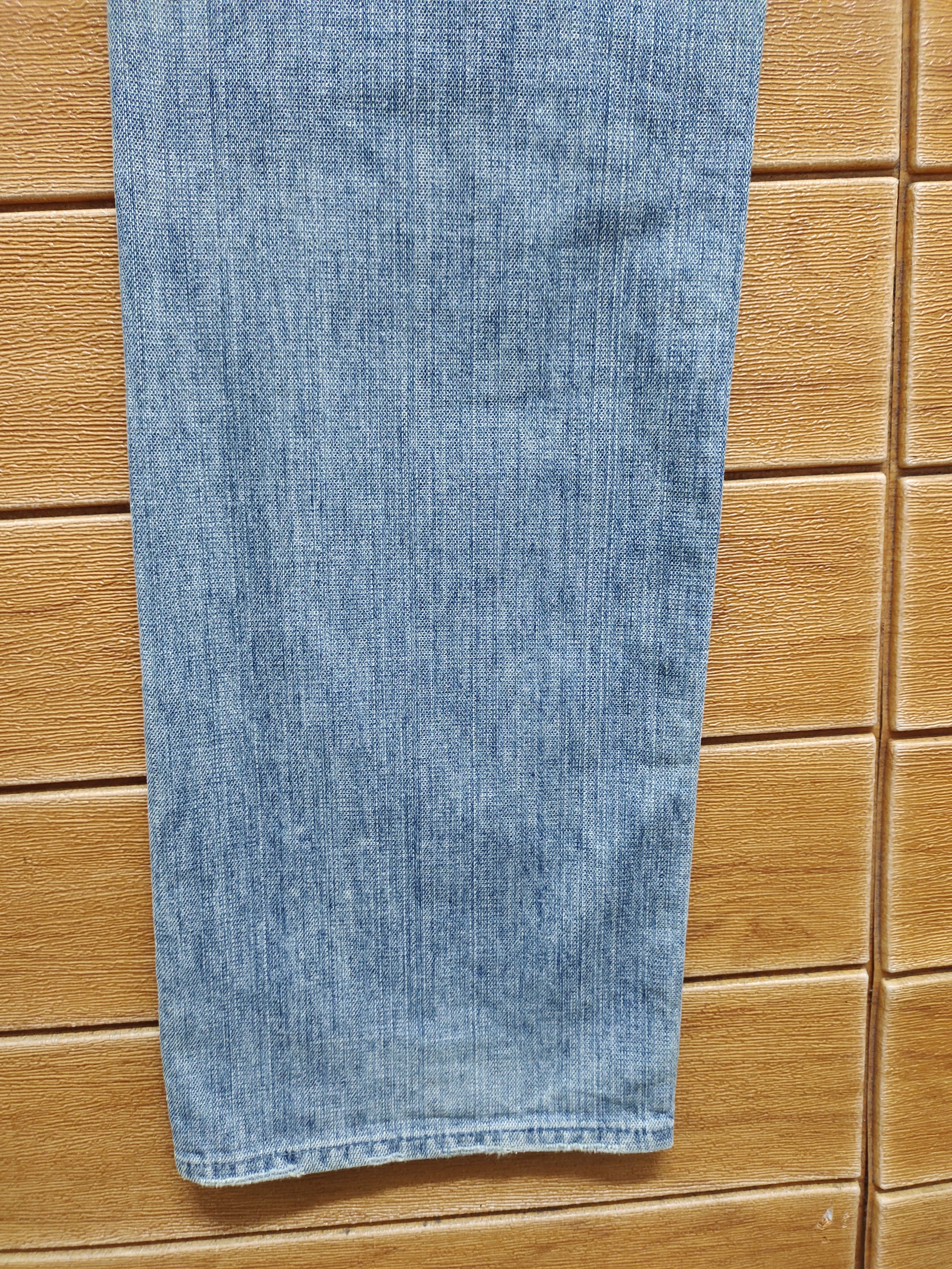 Hysteric Glamour × Undercover Vintage Blue Marlin Corp Japan Distress Faded Denim Jeans Size US 35 - 13 Thumbnail
