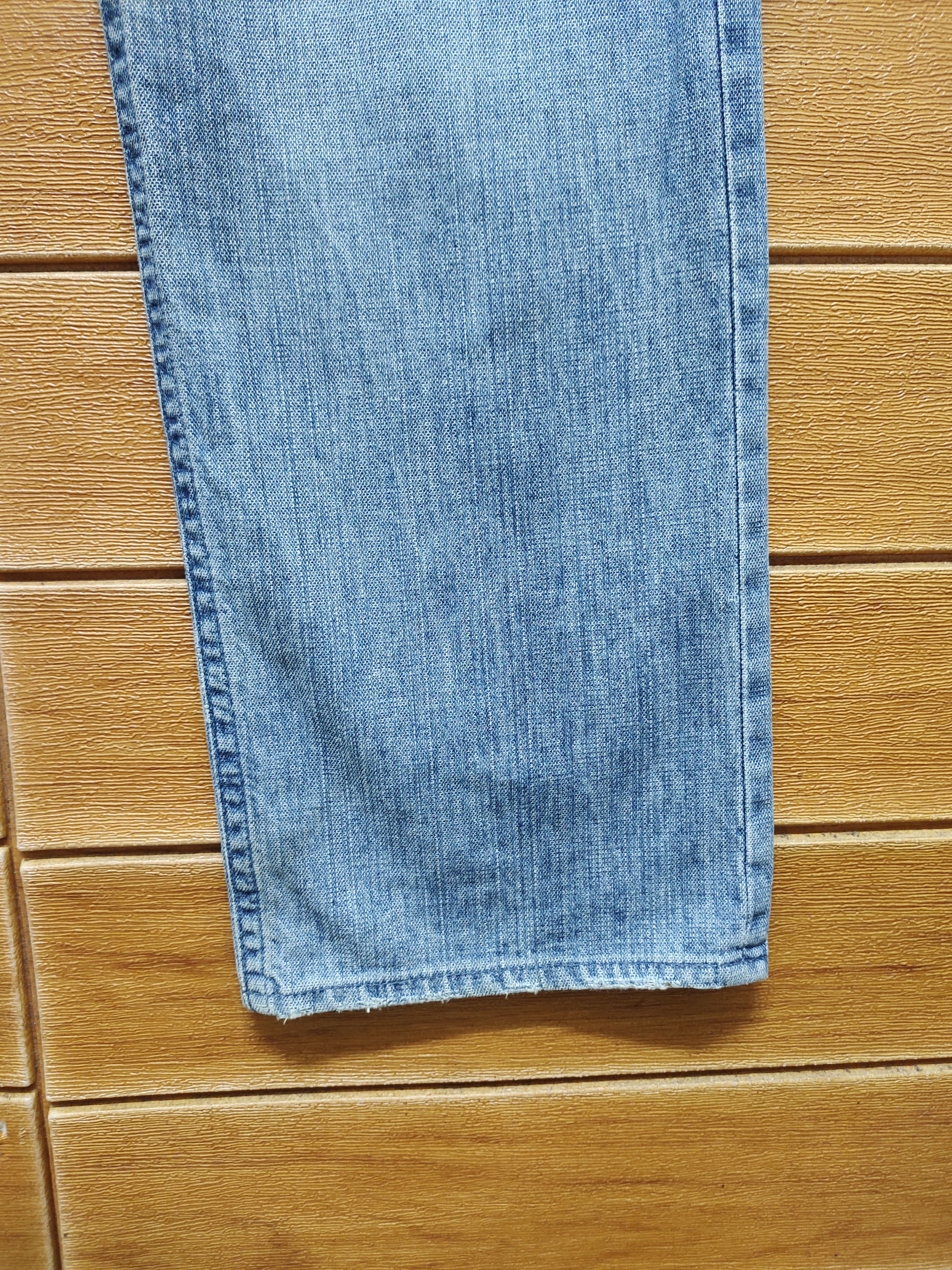 Hysteric Glamour × Undercover Vintage Blue Marlin Corp Japan Distress Faded Denim Jeans Size US 35 - 7 Thumbnail