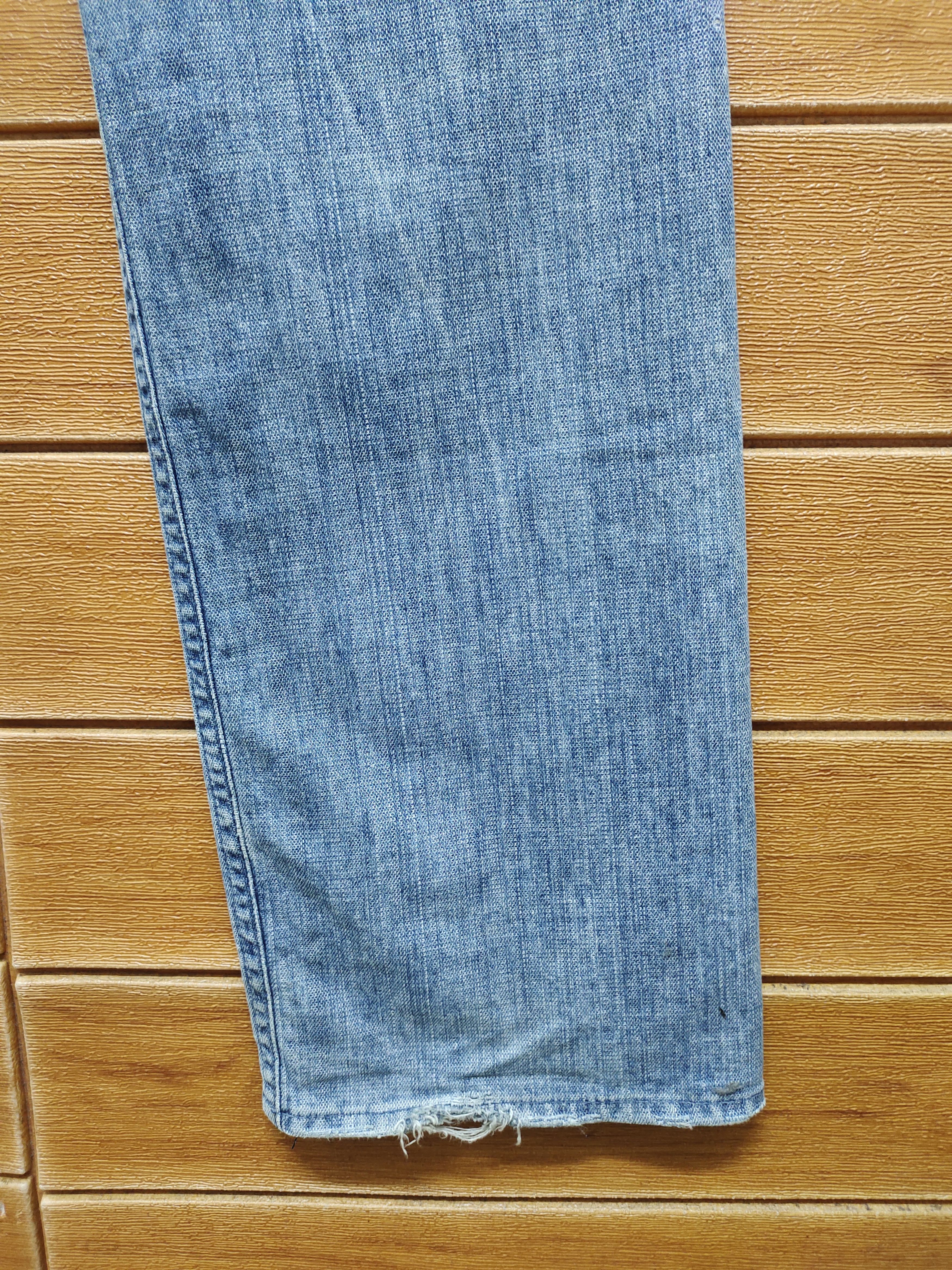 Hysteric Glamour × Undercover Vintage Blue Marlin Corp Japan Distress Faded Denim Jeans Size US 35 - 12 Thumbnail