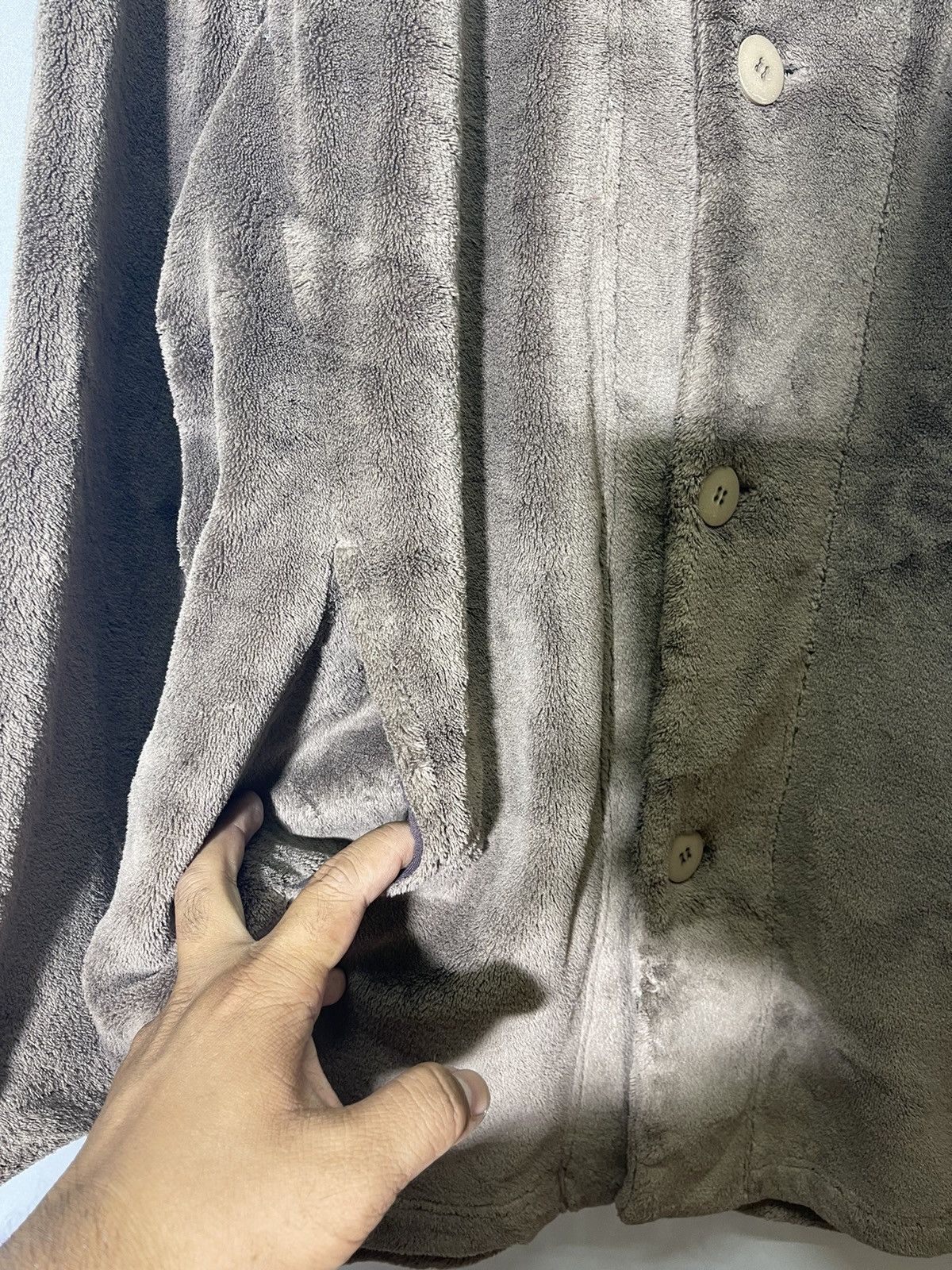 Yohji Yamamoto Y’S FOR LIVING BY YOHJI YAMAMOTO FLEECE JACKET Size US L / EU 52-54 / 3 - 6 Thumbnail