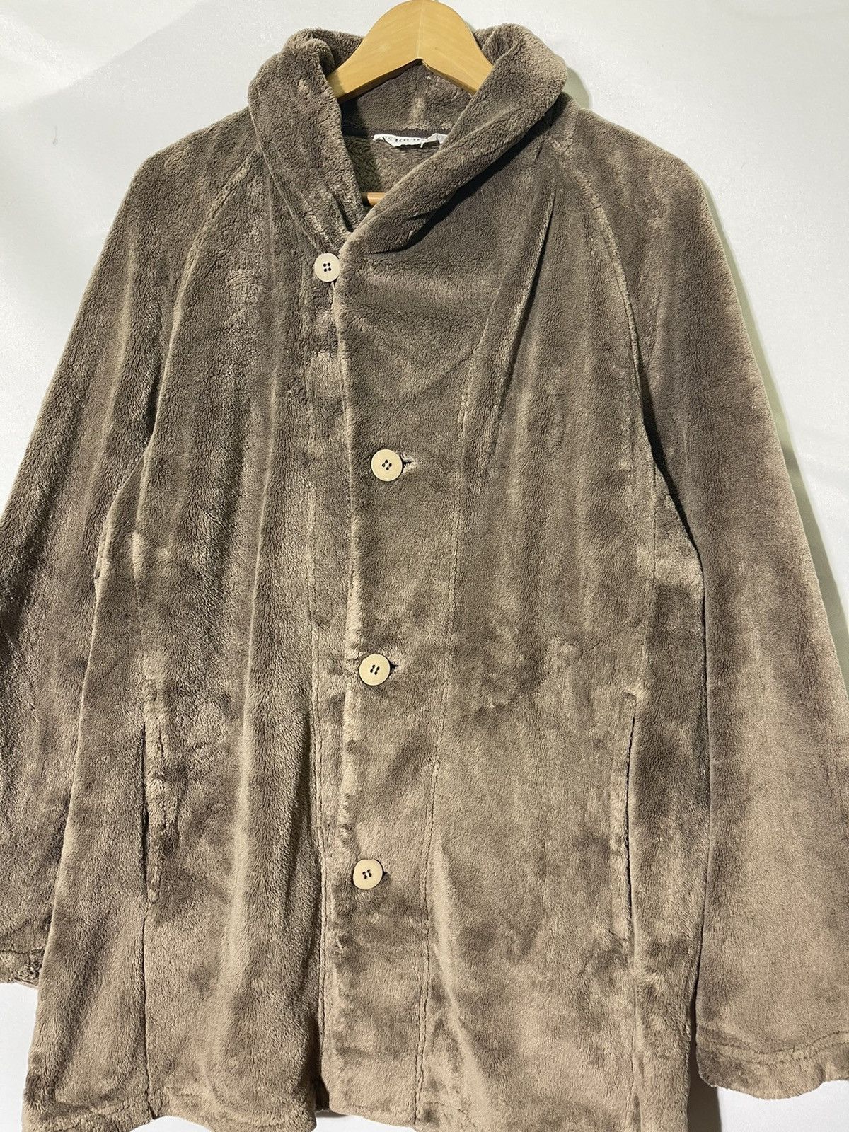 Yohji Yamamoto Y’S FOR LIVING BY YOHJI YAMAMOTO FLEECE JACKET Size US L / EU 52-54 / 3 - 3 Thumbnail