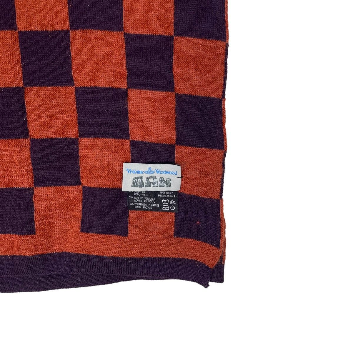 Vivienne Westwood 🌟VIVIENNE WESTWOOD MAN CHECKED SCARF Size ONE SIZE - 7 Thumbnail