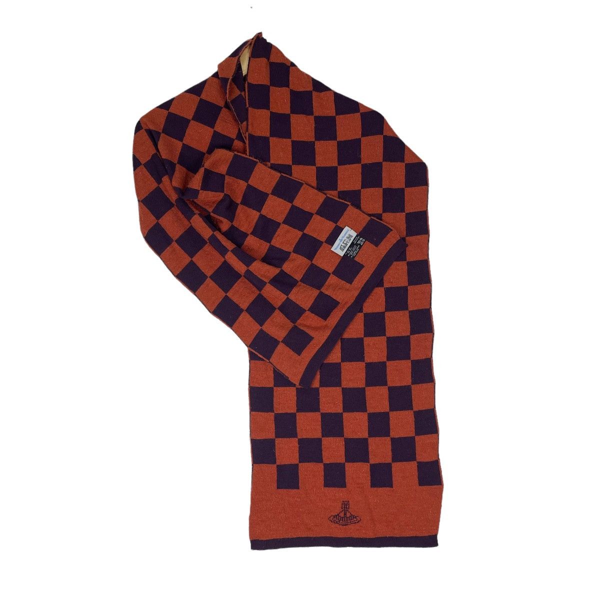 Vivienne Westwood 🌟VIVIENNE WESTWOOD MAN CHECKED SCARF Size ONE SIZE - 2 Thumbnail