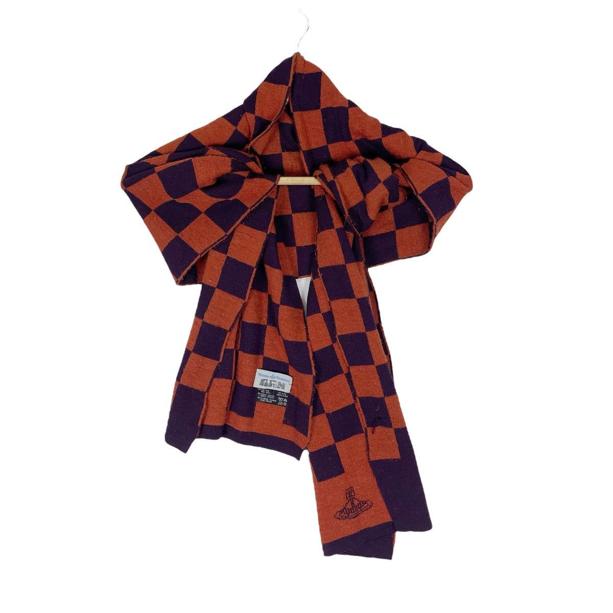 Vivienne Westwood 🌟VIVIENNE WESTWOOD MAN CHECKED SCARF Size ONE SIZE - 1 Thumbnail