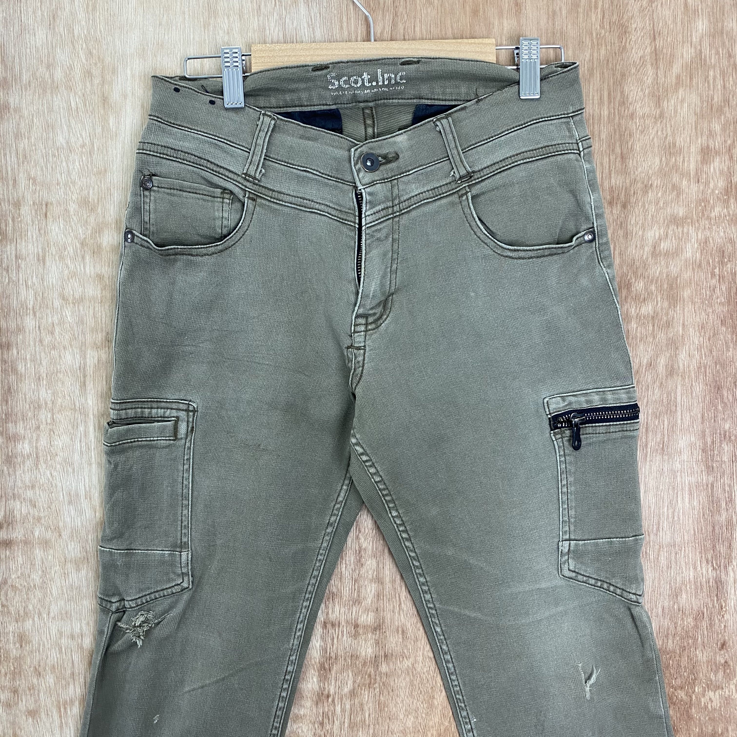 Scot.Inc Cargo Pants Multi pocket Tactical Utility Pants