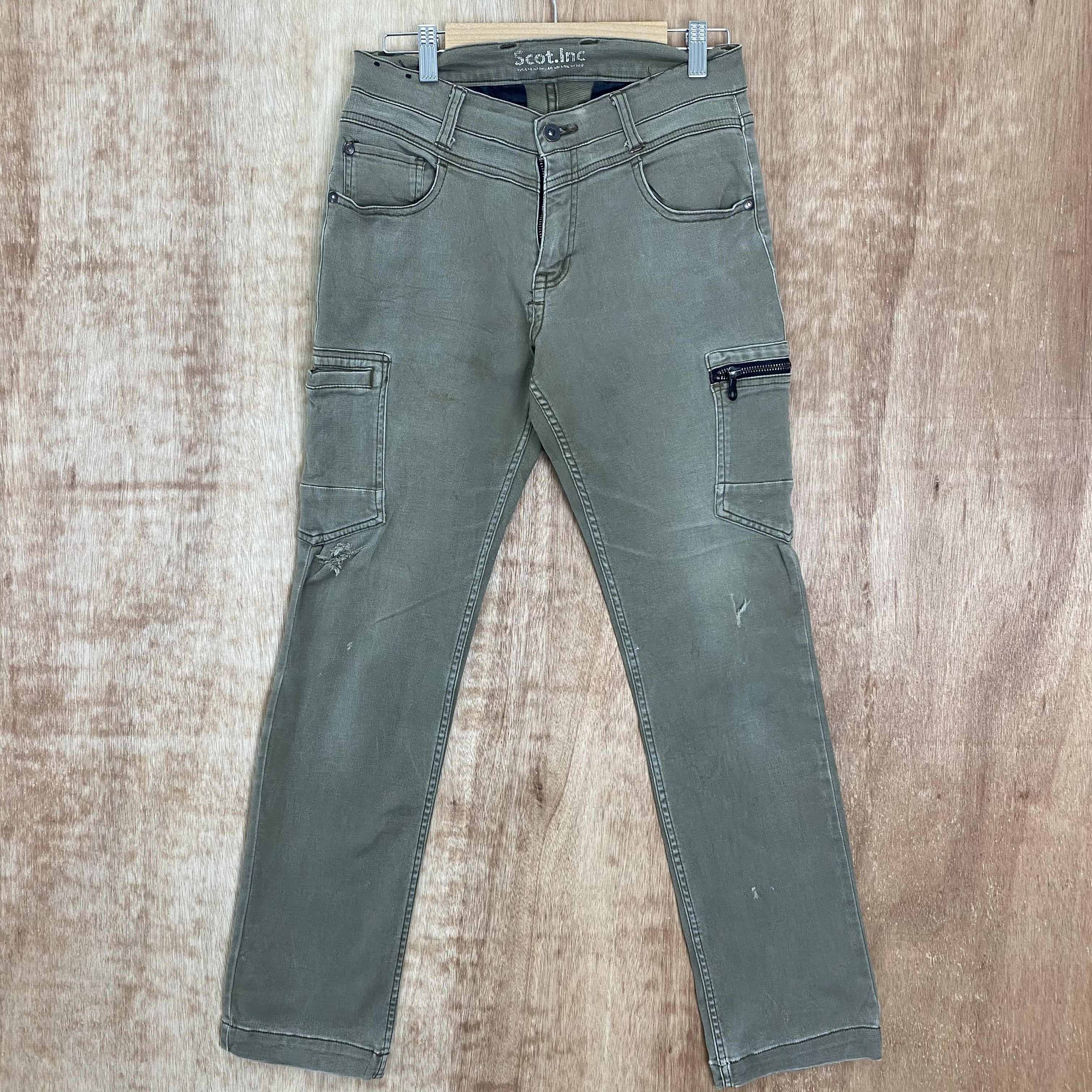 Scot.Inc Cargo Pants Multi pocket Tactical Utility Pants
