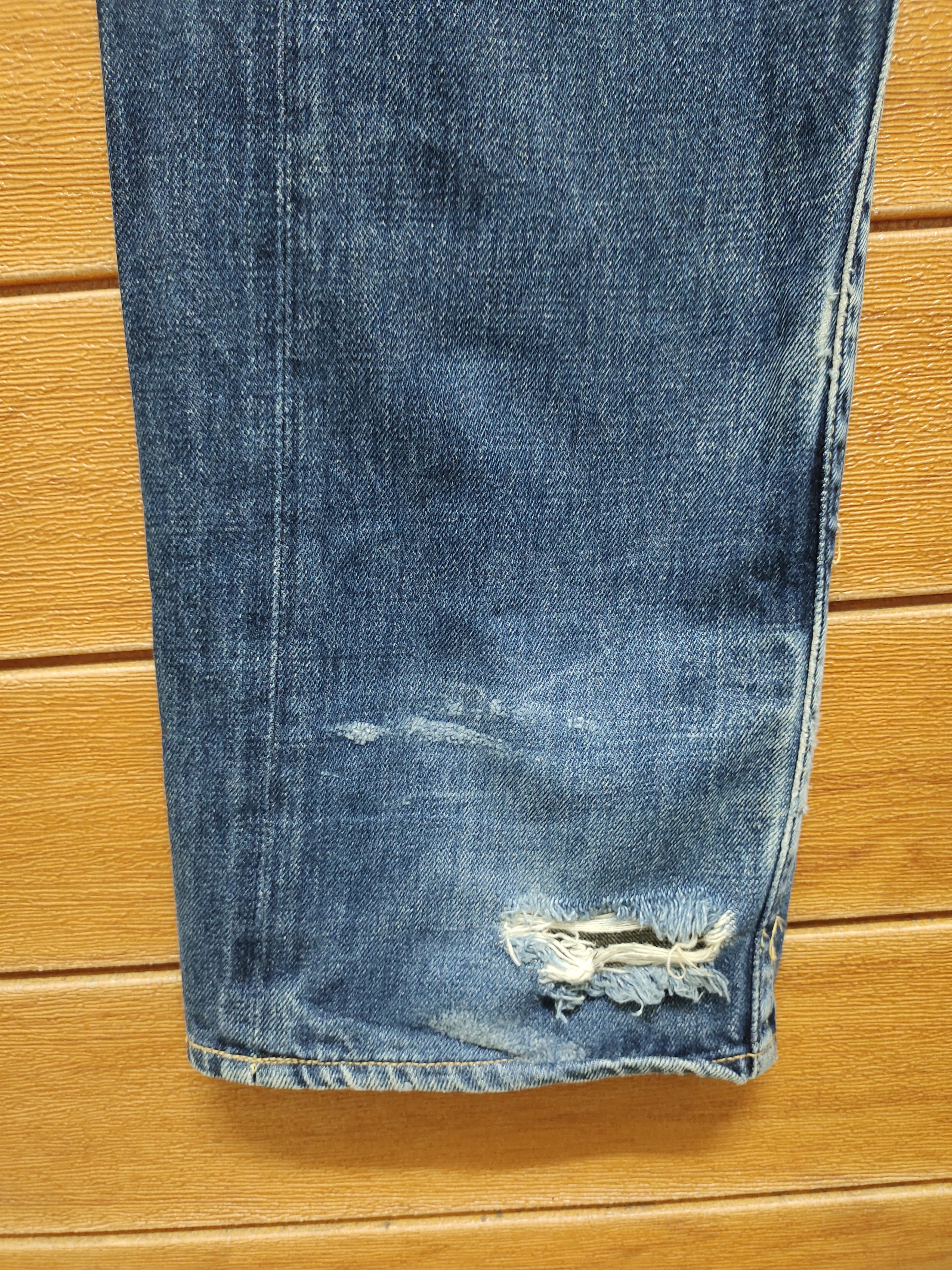 Beauty Beast 🇯🇵 Skull Archemist X Beauty Beast Redline Selvedge Denim Size US 33 - 17 Thumbnail