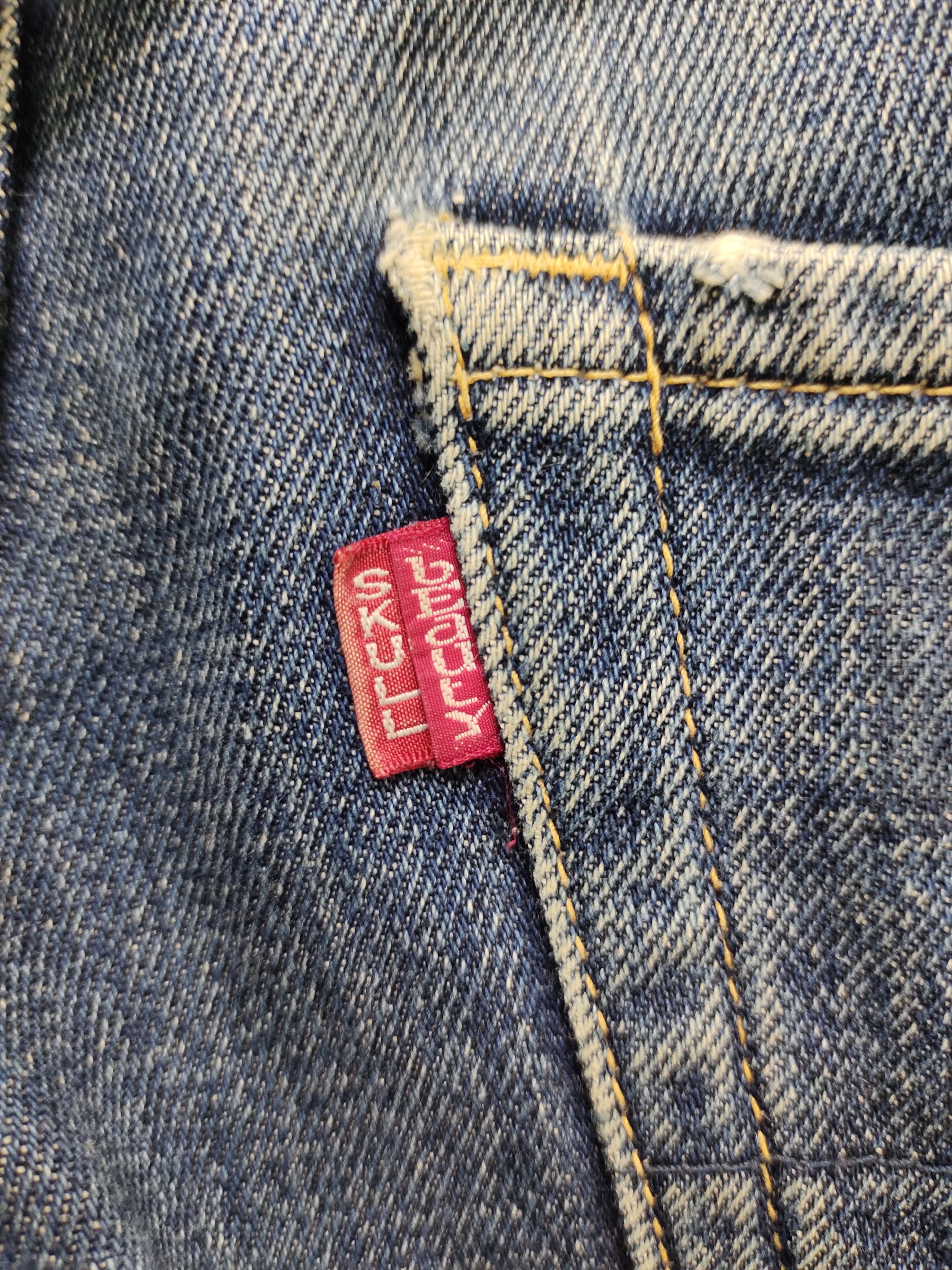 Beauty Beast 🇯🇵 Skull Archemist X Beauty Beast Redline Selvedge Denim Size US 33 - 4 Thumbnail