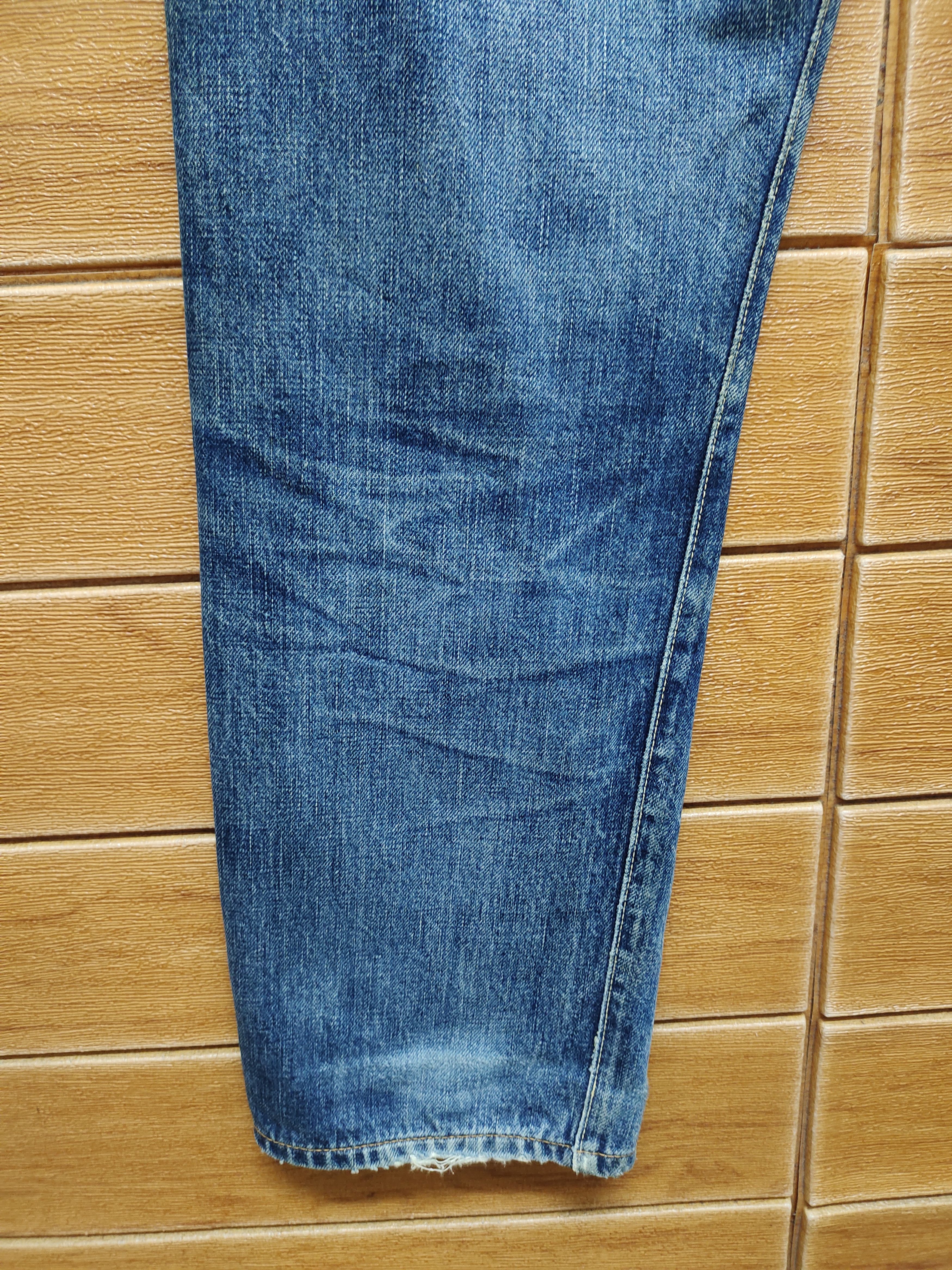 Full Count & Co. Vintage 90s Fullcount Distressed Selvedge Denim Size US 30 / EU 46 - 13 Thumbnail