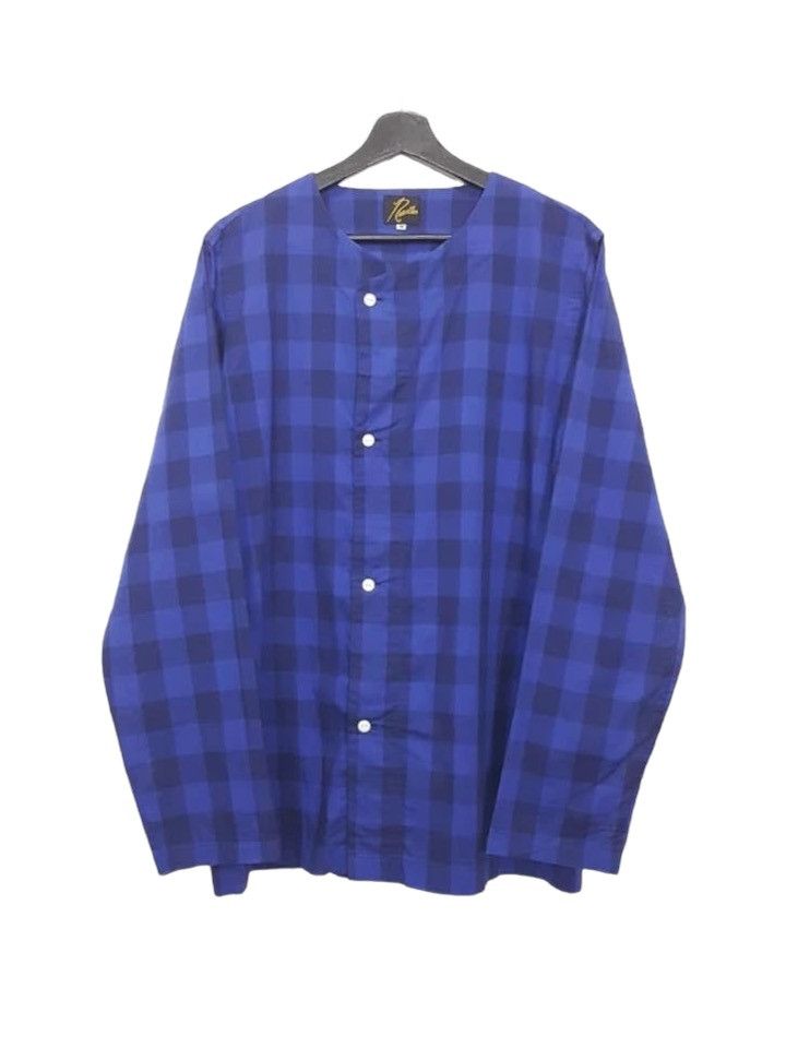 Needles NEEDLES Plaid Cat Eye Button Up Japan Lightweight Shirt Size US M / EU 48-50 / 2 - 3 Thumbnail