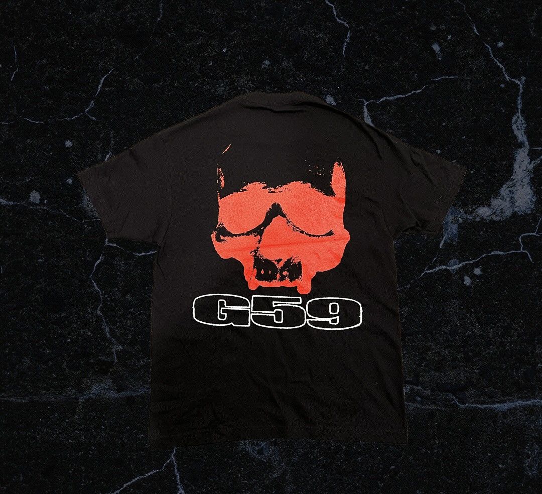 G59 Records G59 Red Skull Logo Grey Day 2022 Tour Tee Grailed