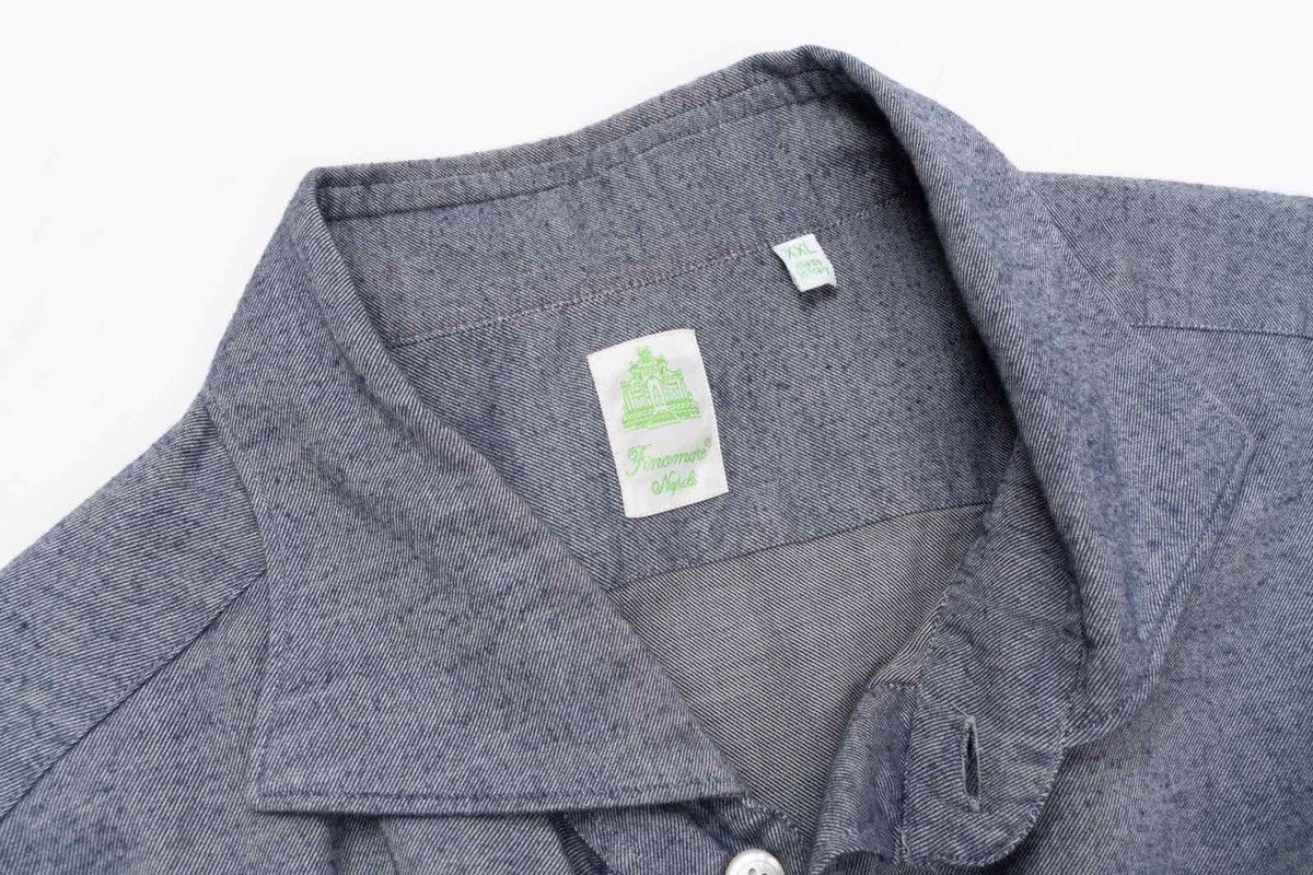 Finamore finamore napoli soft shirt Size US XXL / EU 58 / 5 - 2 Thumbnail