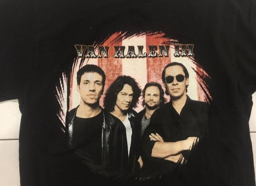 Band Tees × Vintage 🔥Vintage🔥 90’s Van Hallen World Tour Tee Size US M / EU 48-50 / 2 - 3 Thumbnail
