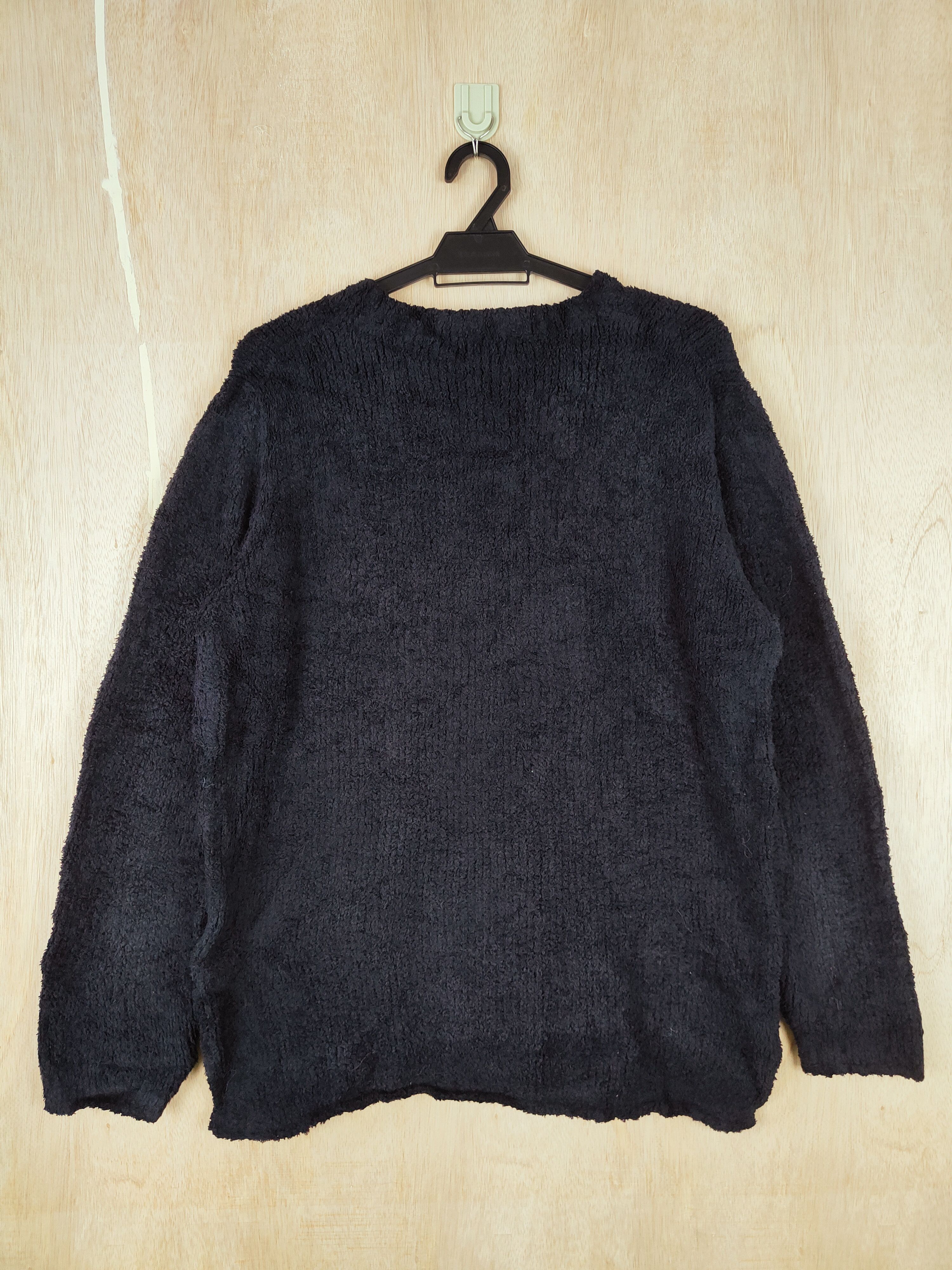 Homespun Knitwear × Japanese Brand Coen Black Shag Shaggy Fur Mohair Knitwear #S290 Size M / US 6-8 / IT 42-44 - 6 Thumbnail