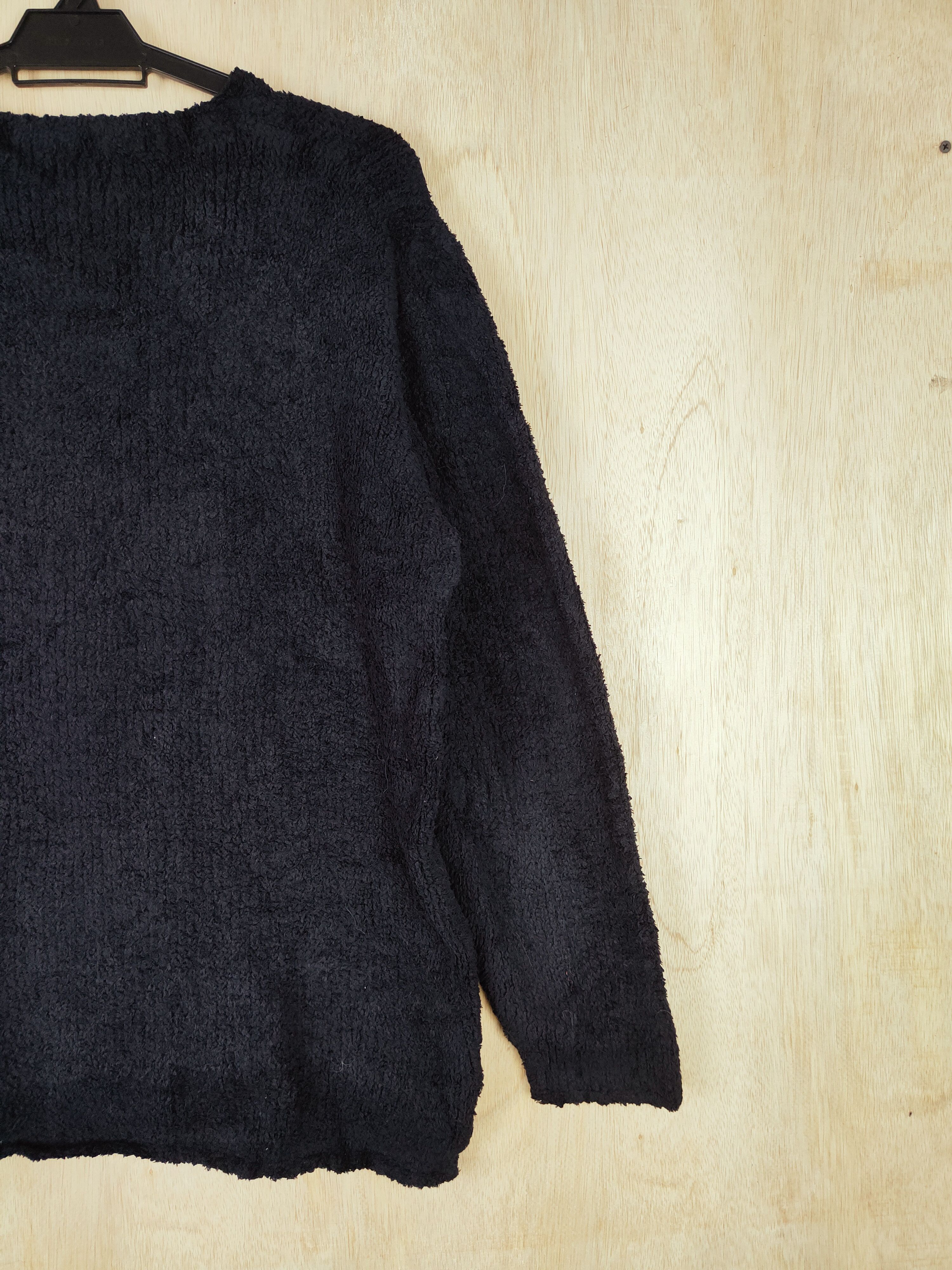 Homespun Knitwear × Japanese Brand Coen Black Shag Shaggy Fur Mohair Knitwear #S290 Size M / US 6-8 / IT 42-44 - 7 Thumbnail