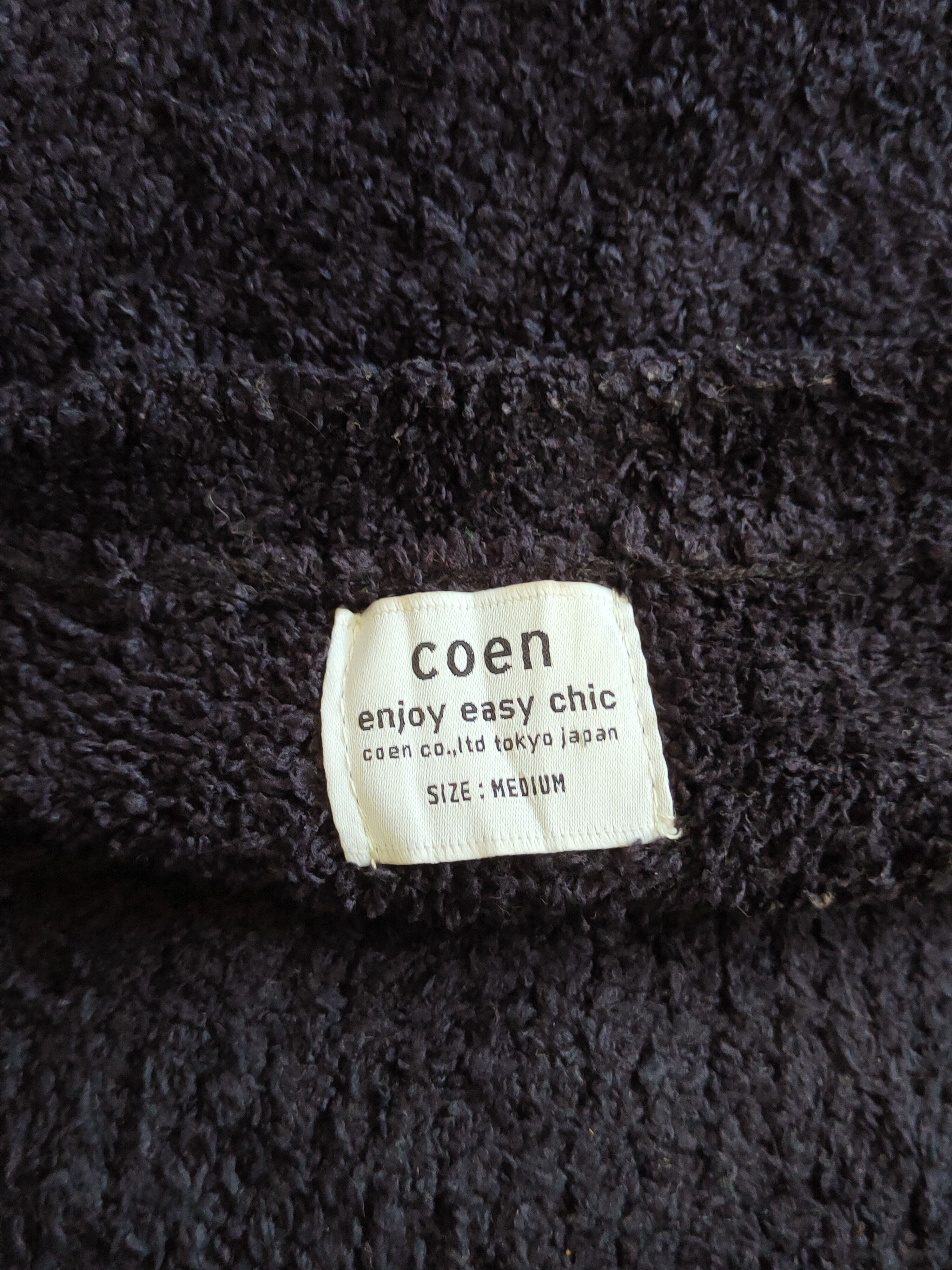 Homespun Knitwear × Japanese Brand Coen Black Shag Shaggy Fur Mohair Knitwear #S290 Size M / US 6-8 / IT 42-44 - 10 Thumbnail