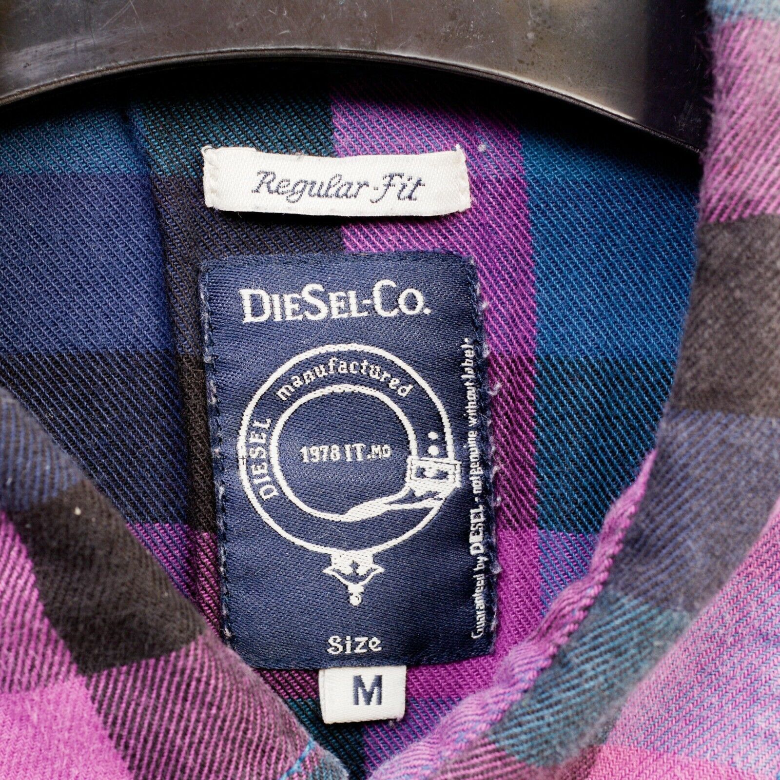 Diesel Shirt Regular Fit UK 12 Casual US 8 Plaid Formal Check Size M / US 6-8 / IT 42-44 - 4 Thumbnail