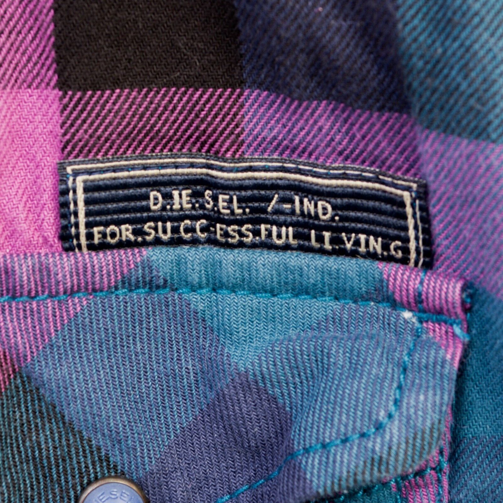 Diesel Shirt Regular Fit UK 12 Casual US 8 Plaid Formal Check Size M / US 6-8 / IT 42-44 - 3 Thumbnail