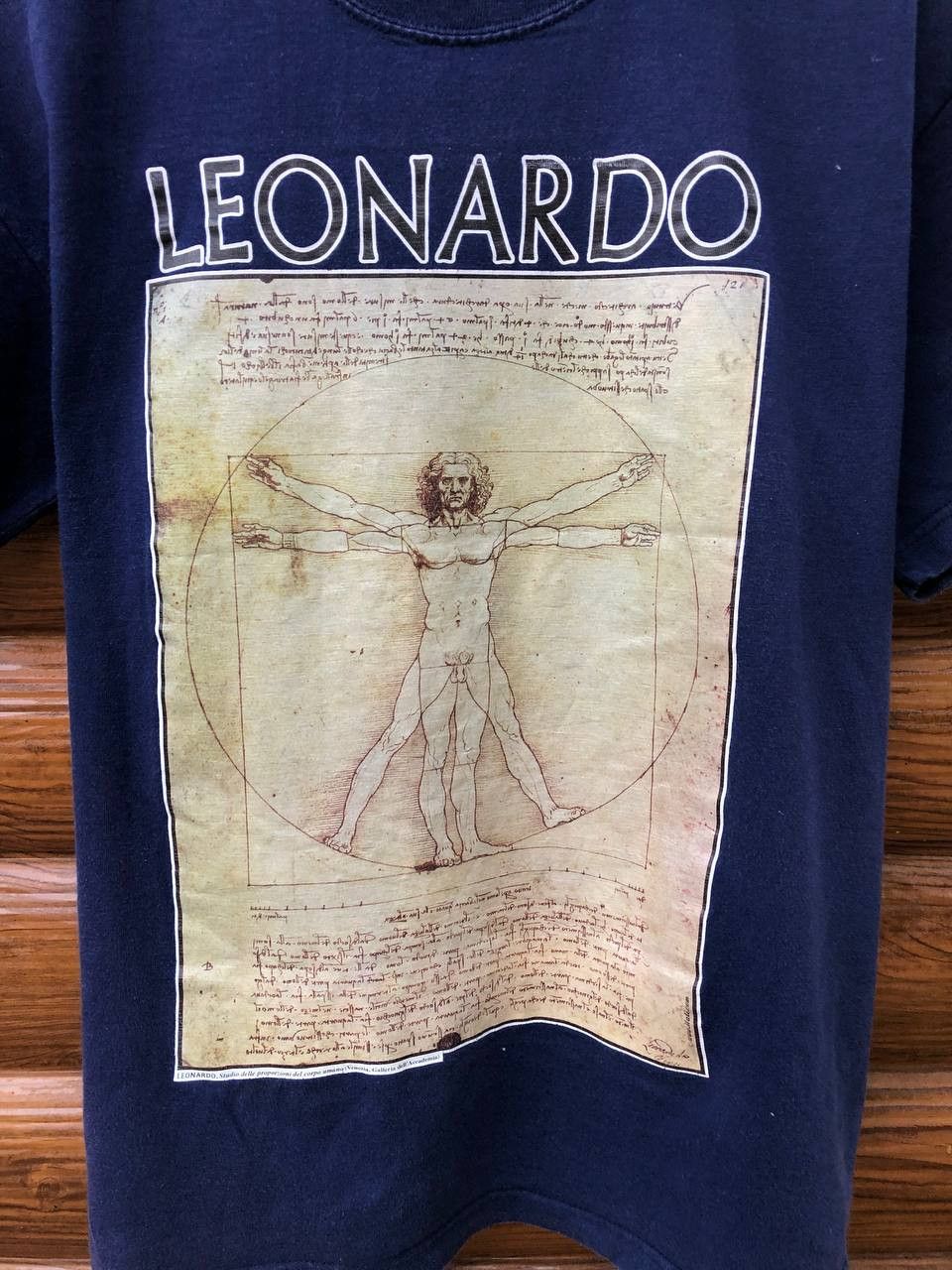 Vintage Vintage T Shirt Leonardo Da Vinci Size US M / EU 48-50 / 2 - 2 Thumbnail