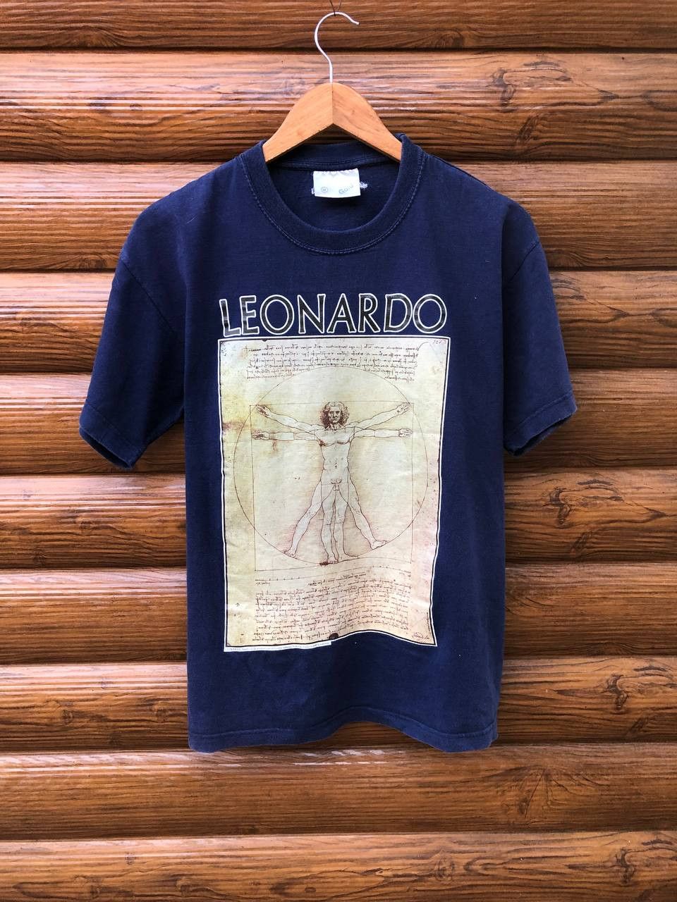 Vintage Vintage T Shirt Leonardo Da Vinci Size US M / EU 48-50 / 2 - 1 Thumbnail