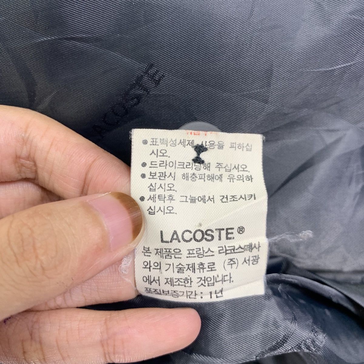 Lacoste VINTAGE LACOSTE CASUAL MOD WOOL ZIPPER JACKET Size US M / EU 48-50 / 2 - 8 Thumbnail