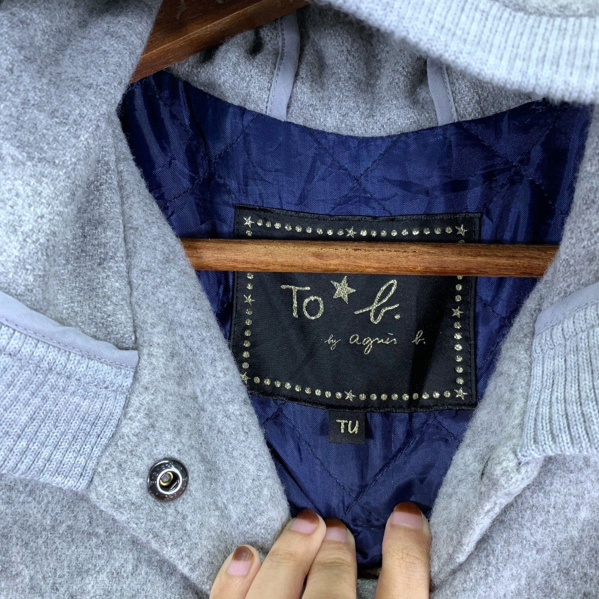 Designer × agnes b. VINTAGE AGNES B. DESIGNER WOOL HOODIE WOMEN Size S / US 4 / IT 40 - 5 Thumbnail