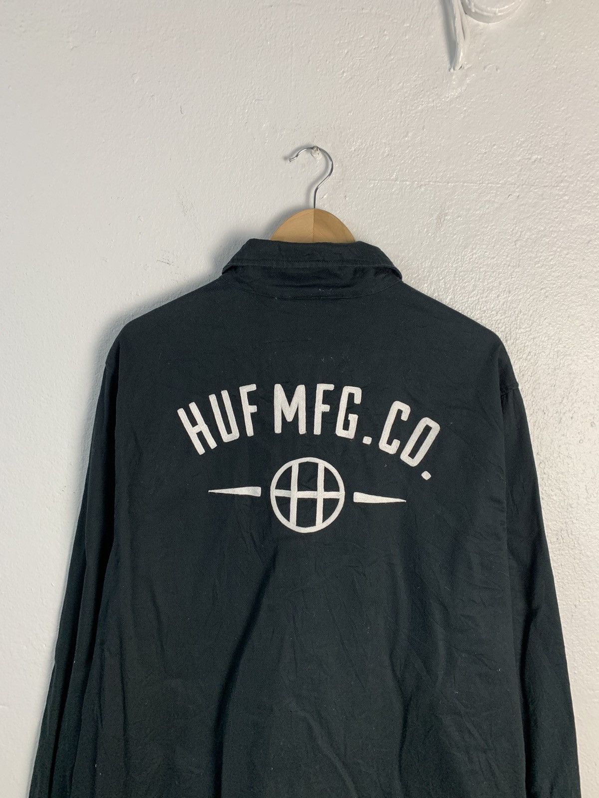 Huf Huf Mfg Co Spellout Shirt Jacket Size US XL / EU 56 / 4 - 4 Thumbnail