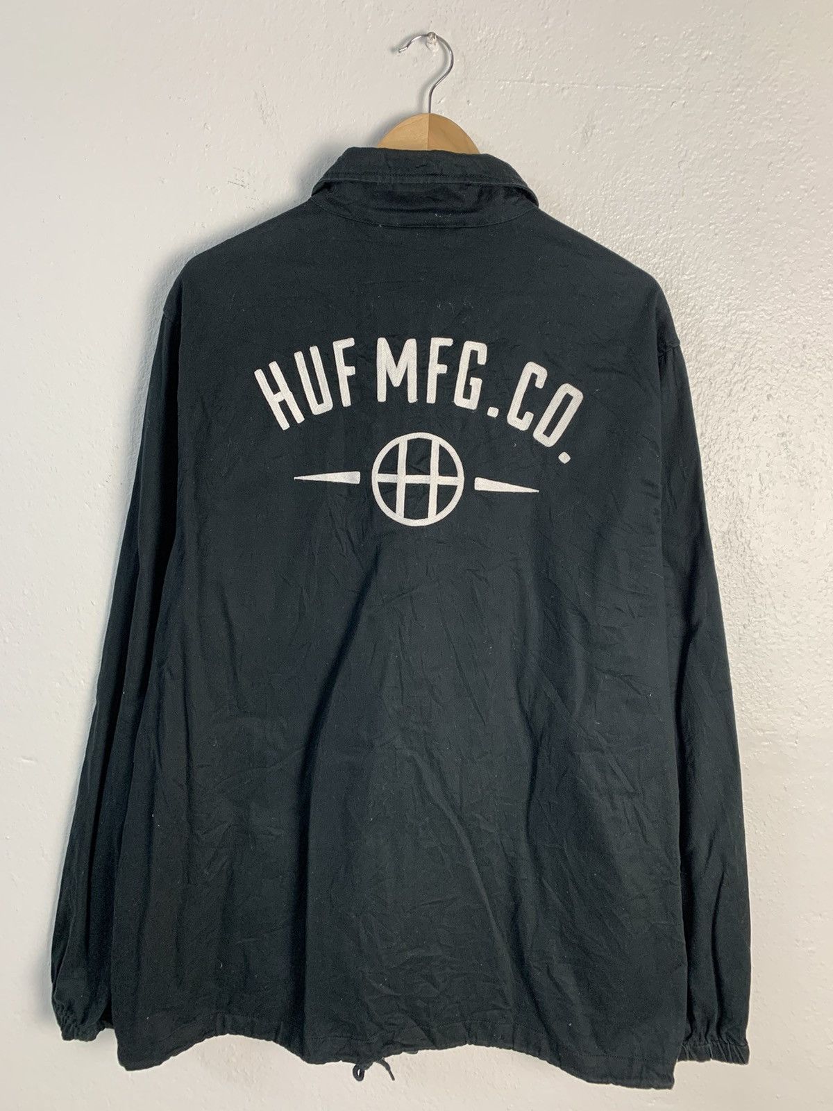 Huf Huf Mfg Co Spellout Shirt Jacket Size US XL / EU 56 / 4 - 1 Thumbnail