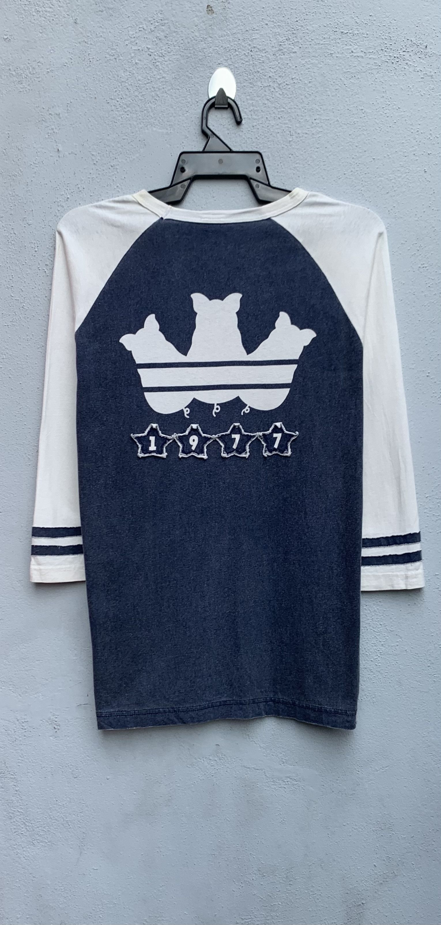 Japanese Brand Drug Store's Spellout 3 Quater Tee Size US L / EU 52-54 / 3 - 2 Thumbnail