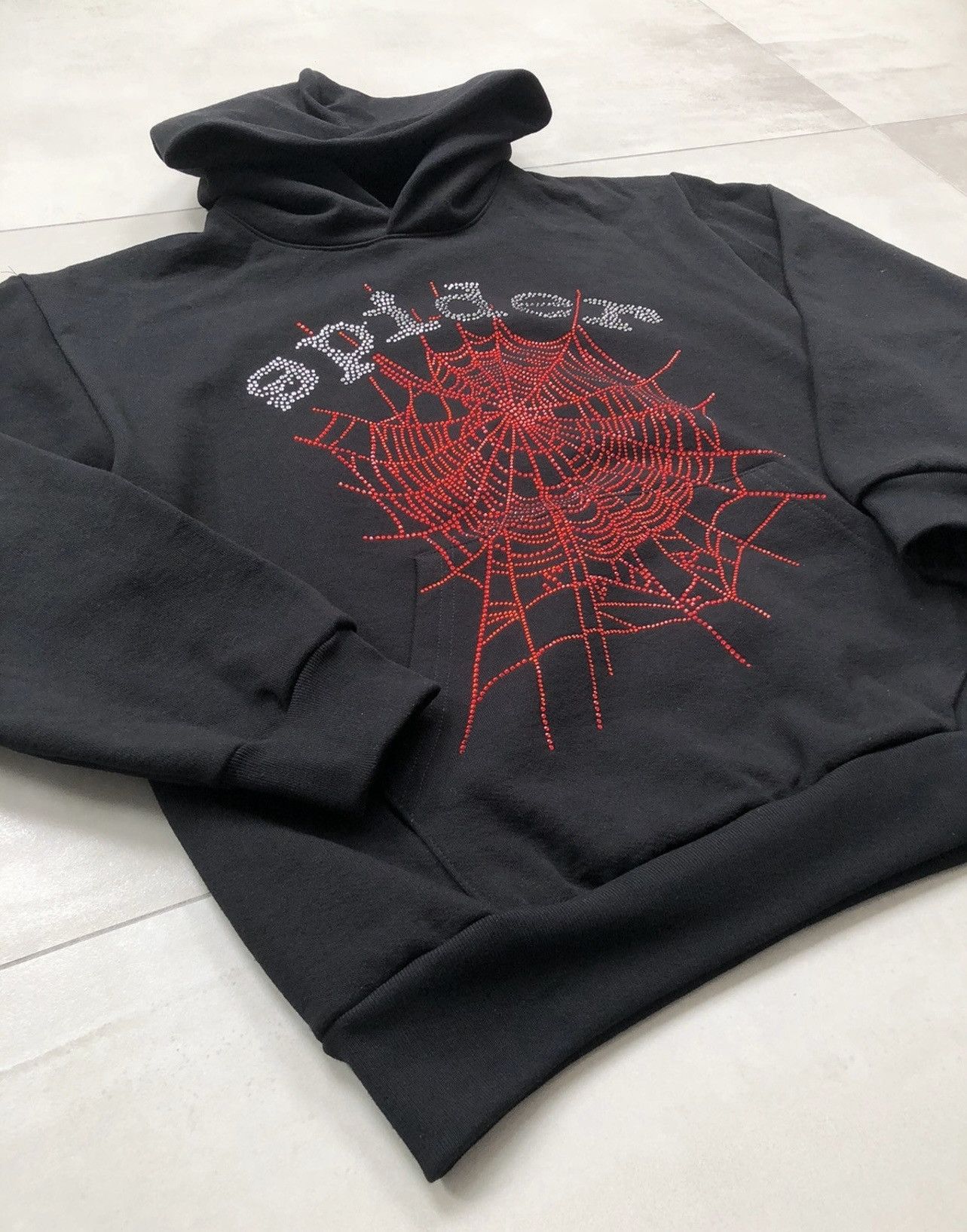 Young Thug 🕷 SP5DER 🕸 Spider Worldwide OG Rhinestone Hoodie Young Thug ...