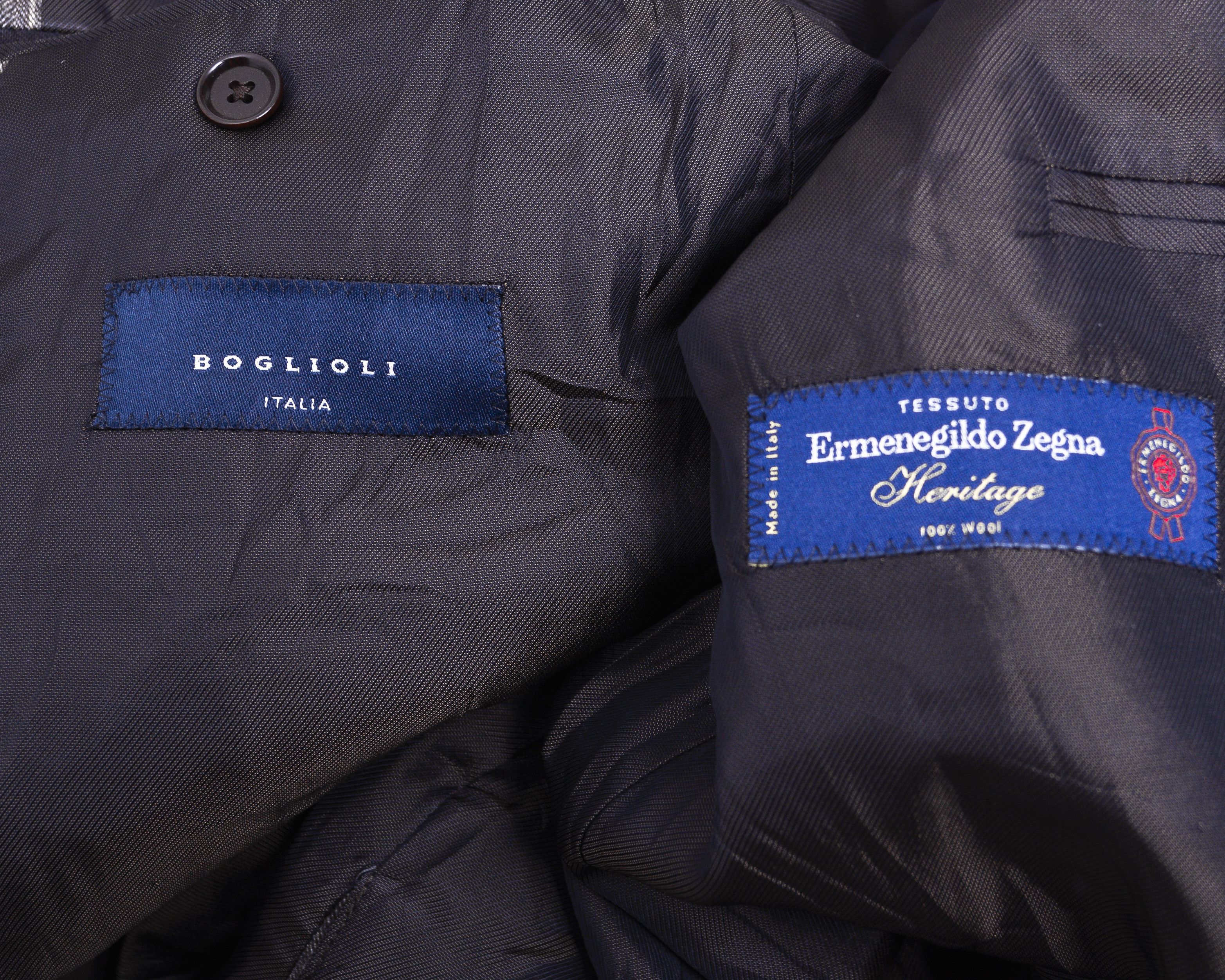 Boglioli Boglioli Blazer UK 42 US Suit Jacket Wool Sport Coat EU 52 L Size 42R - 6 Thumbnail