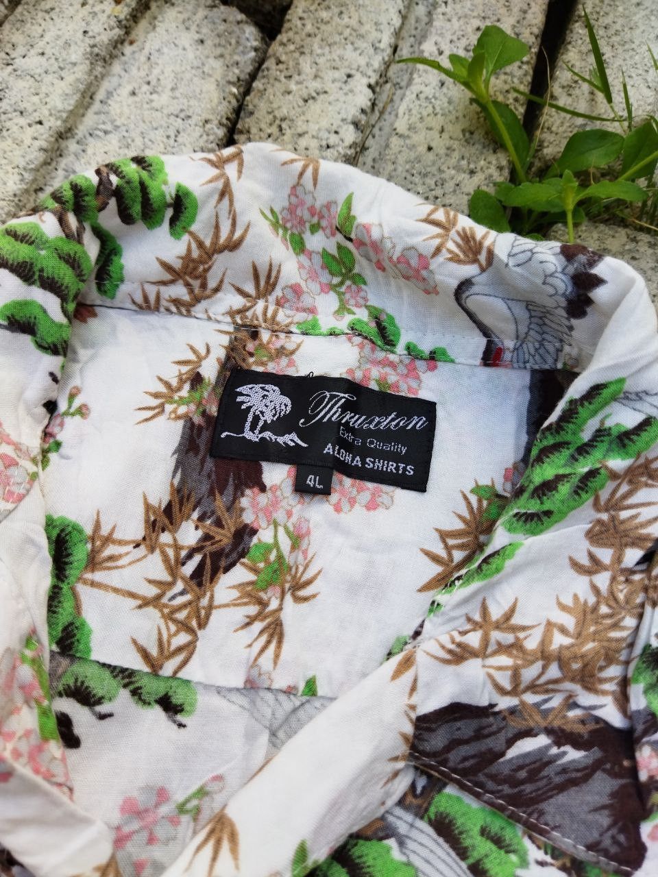 Japanese Brand Thruxton Japan Bird Motif Hawaiian Shirt - Size 4L Size US XL / EU 56 / 4 - 4 Thumbnail