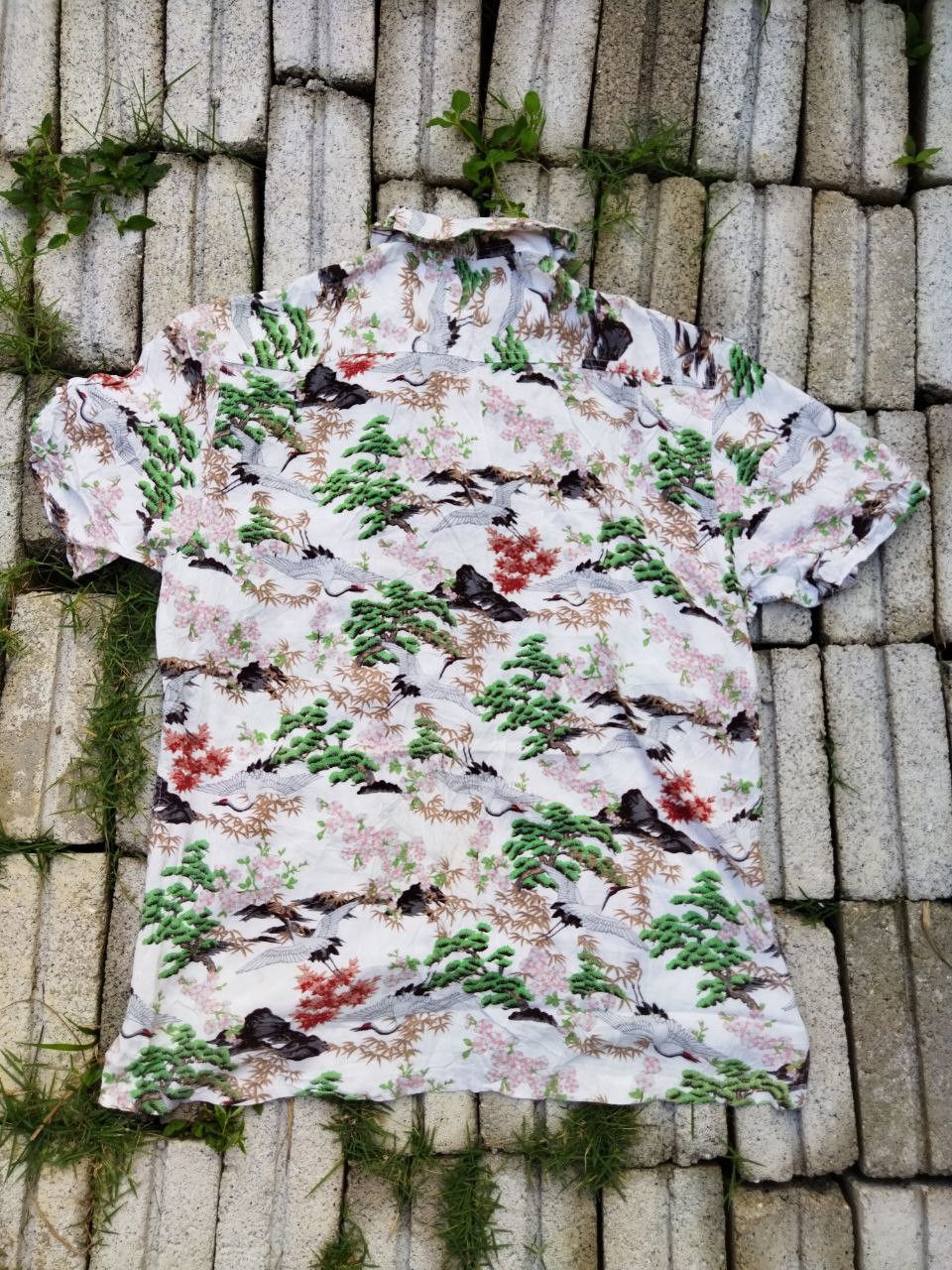 Japanese Brand Thruxton Japan Bird Motif Hawaiian Shirt - Size 4L Size US XL / EU 56 / 4 - 6 Thumbnail