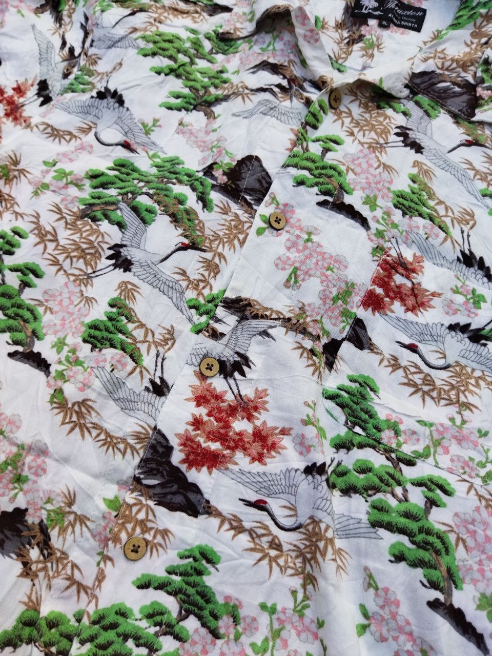 Japanese Brand Thruxton Japan Bird Motif Hawaiian Shirt - Size 4L Size US XL / EU 56 / 4 - 3 Thumbnail