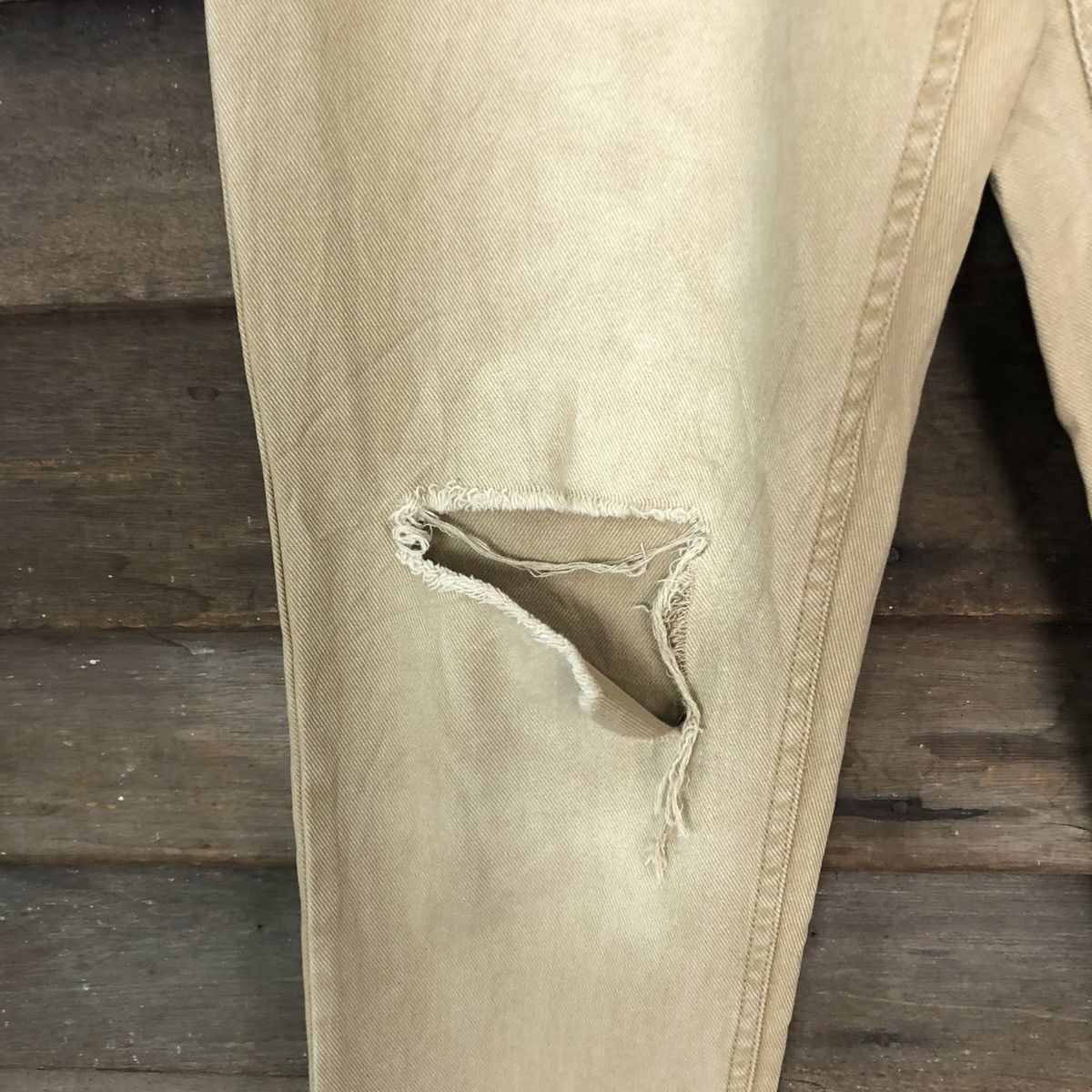 Japanese Brand Jouetie distressed faded Brown Tactical Cargo Pants #c1016 Size US 26 / EU 42 - 6 Thumbnail