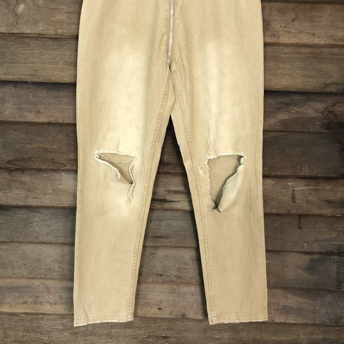 Japanese Brand Jouetie distressed faded Brown Tactical Cargo Pants #c1016 Size US 26 / EU 42 - 3 Thumbnail